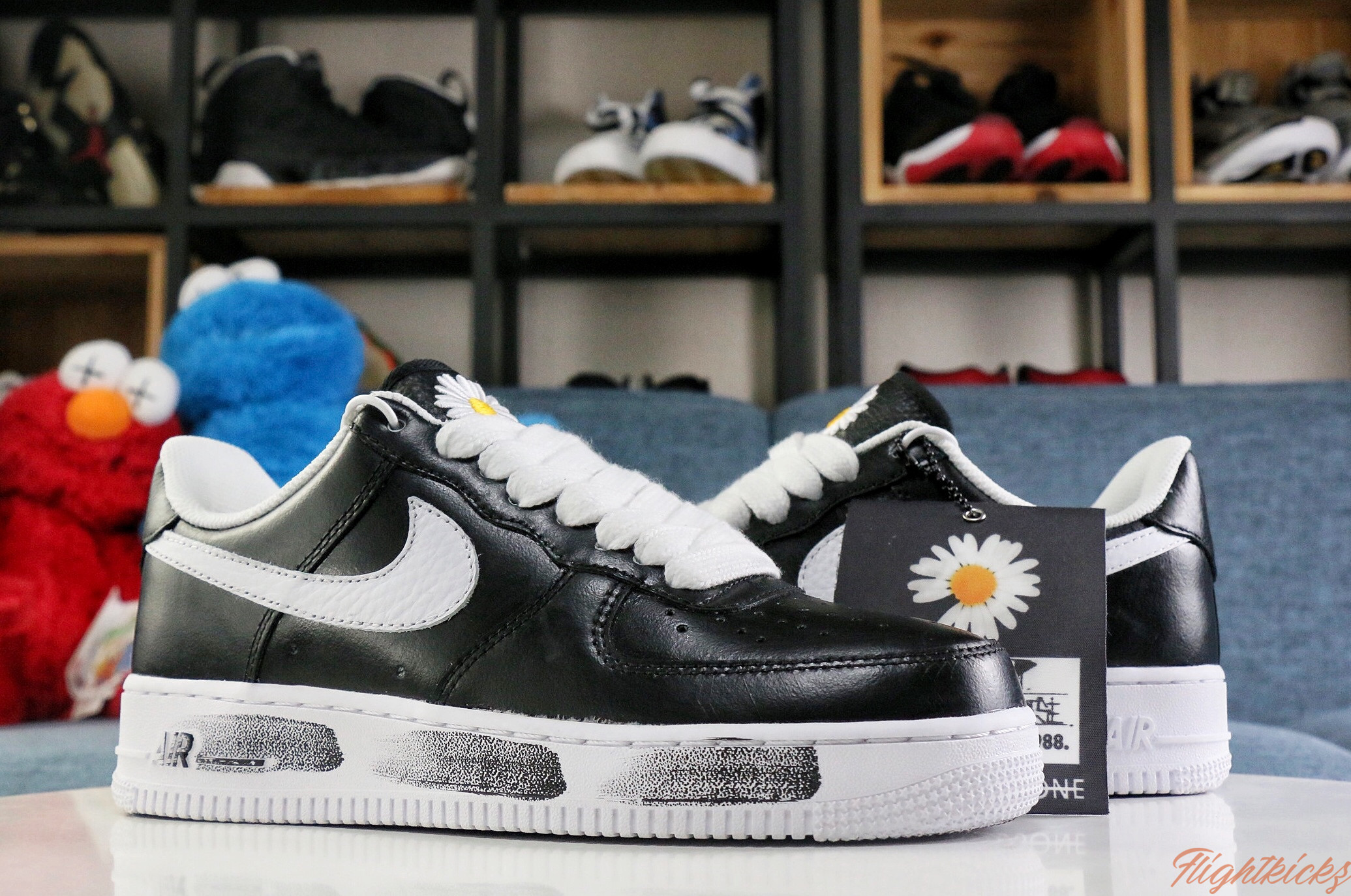 PEACEMINUSONE x Nike Air Force 1 Low Para-noise Black White