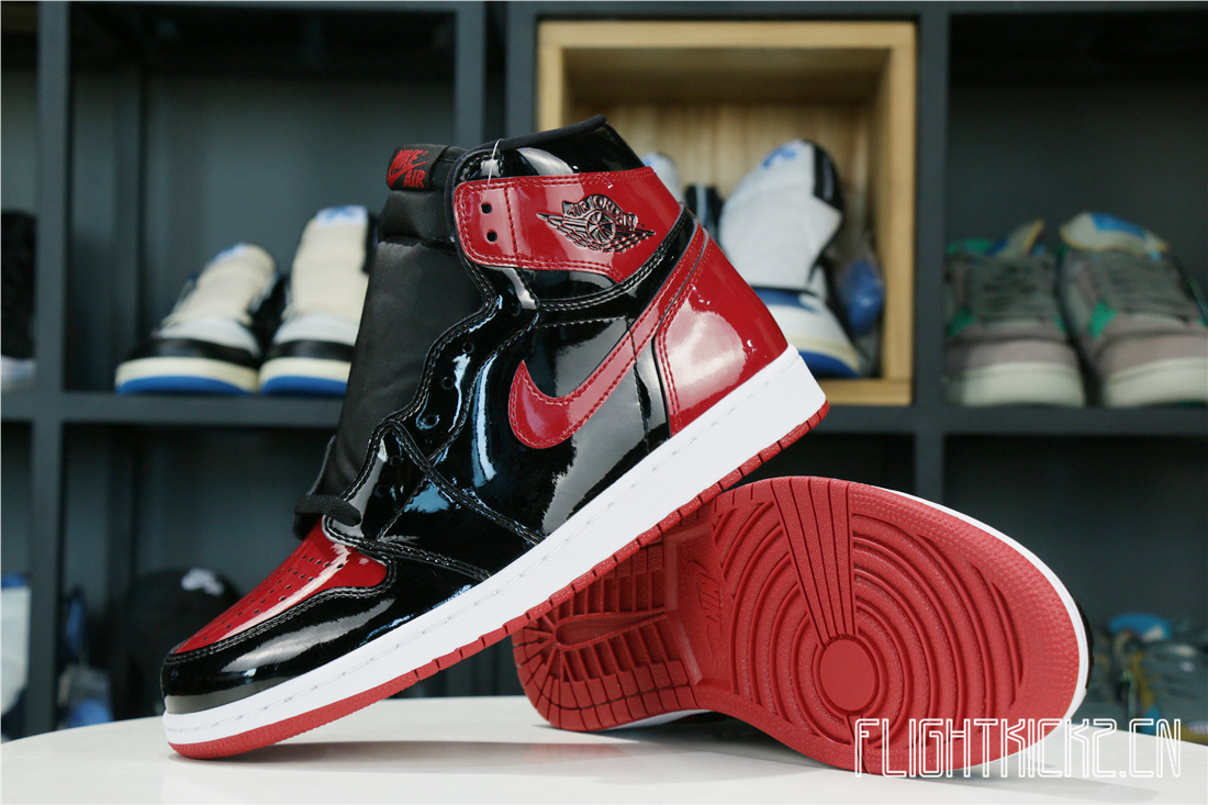 Air Jordan 1 Retro High OG Patent Bred 2021 (LN5 A1 Batch)
