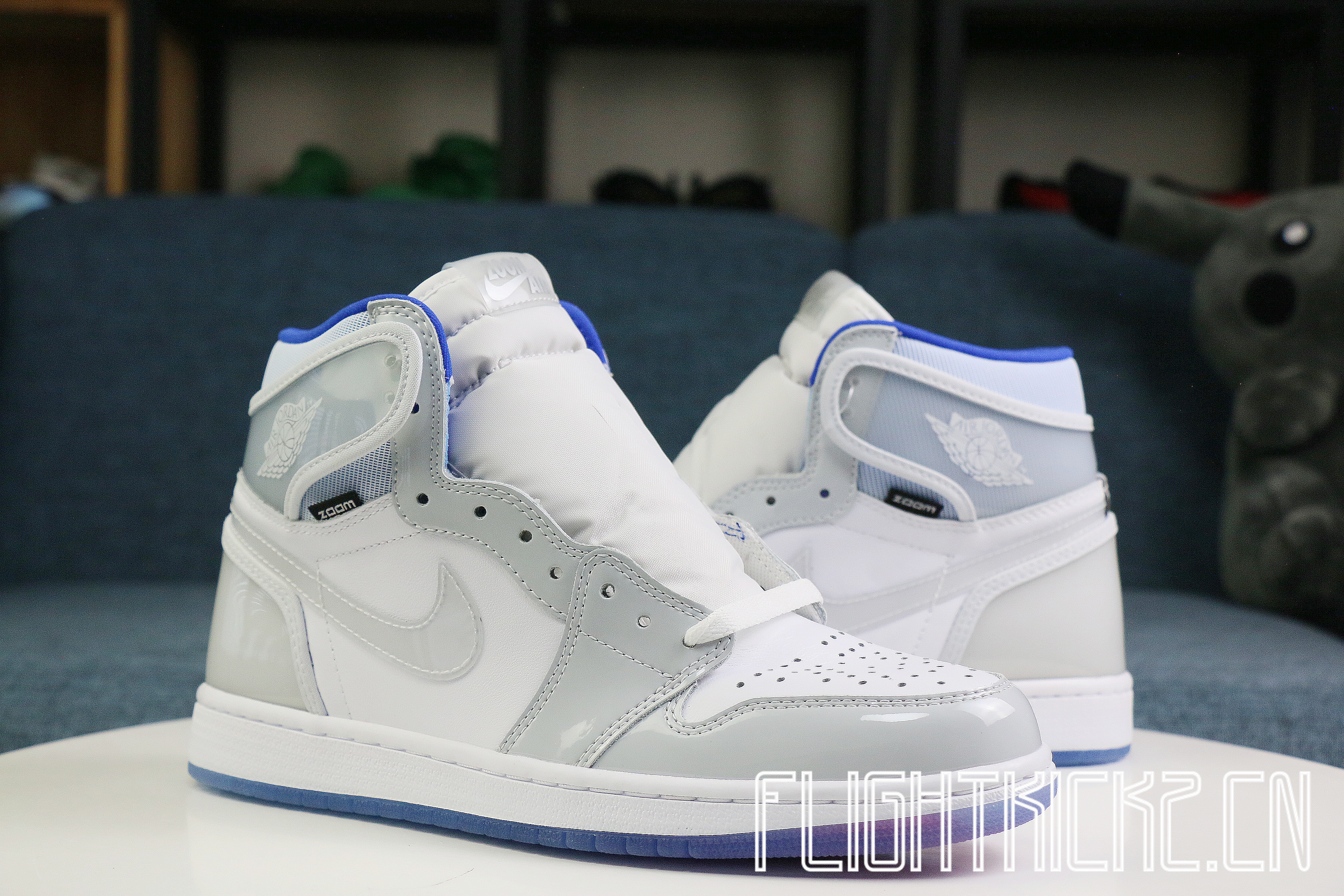 Jordan 1 Retro High Zoom White Racer Blue 2020