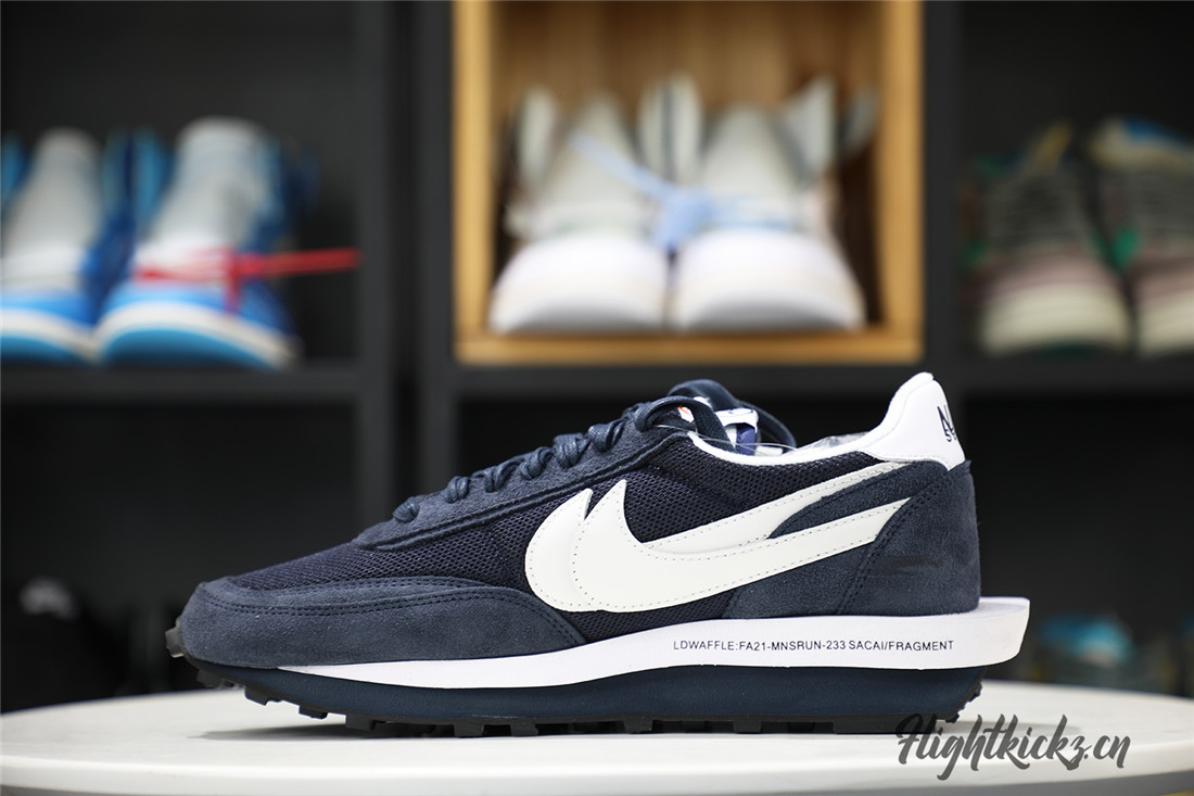 Fragment Sacai x Nike LDV Waffle Blue Void Obsidian