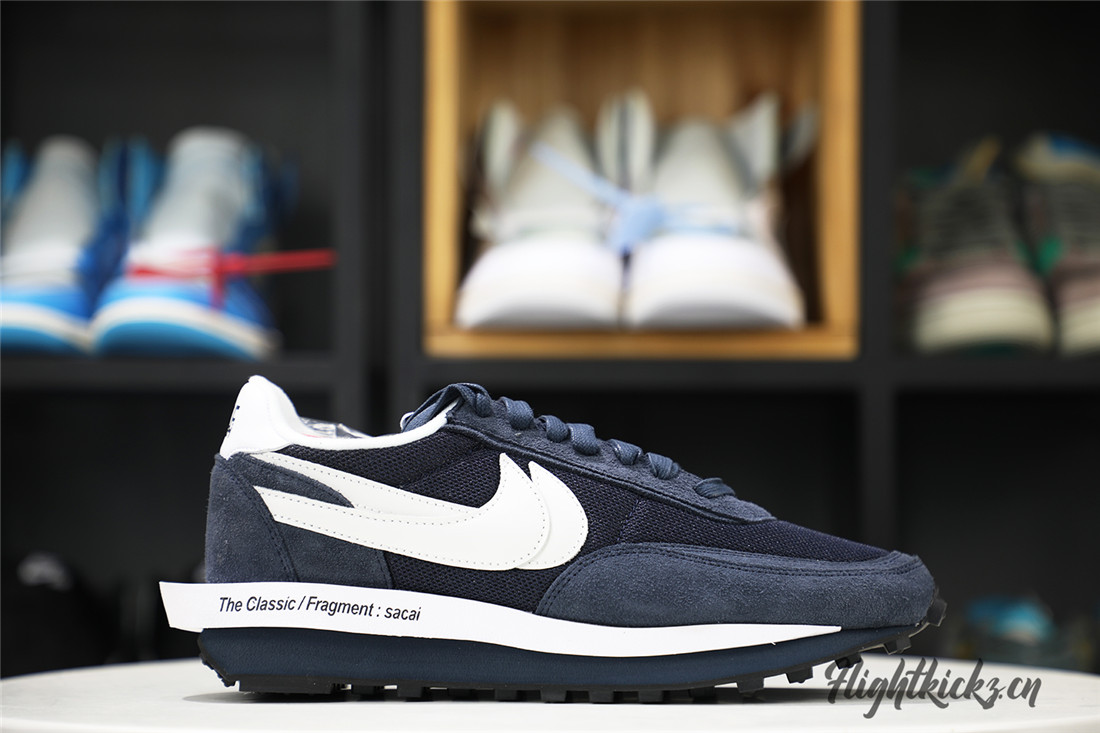 Fragment Sacai x Nike LDV Waffle Blue Void Obsidian