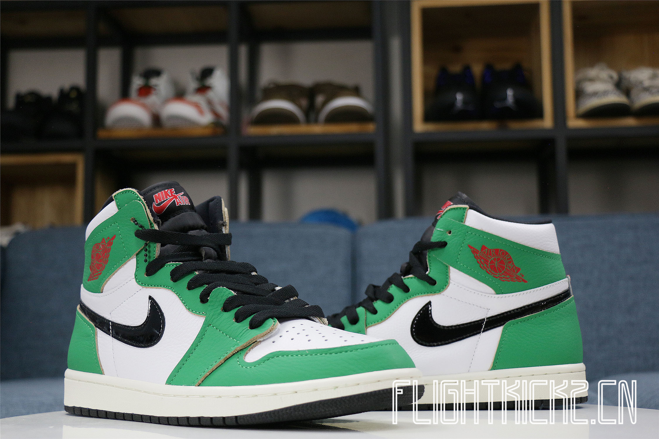 Air Jordan 1 Retro High Lucky Green 2020