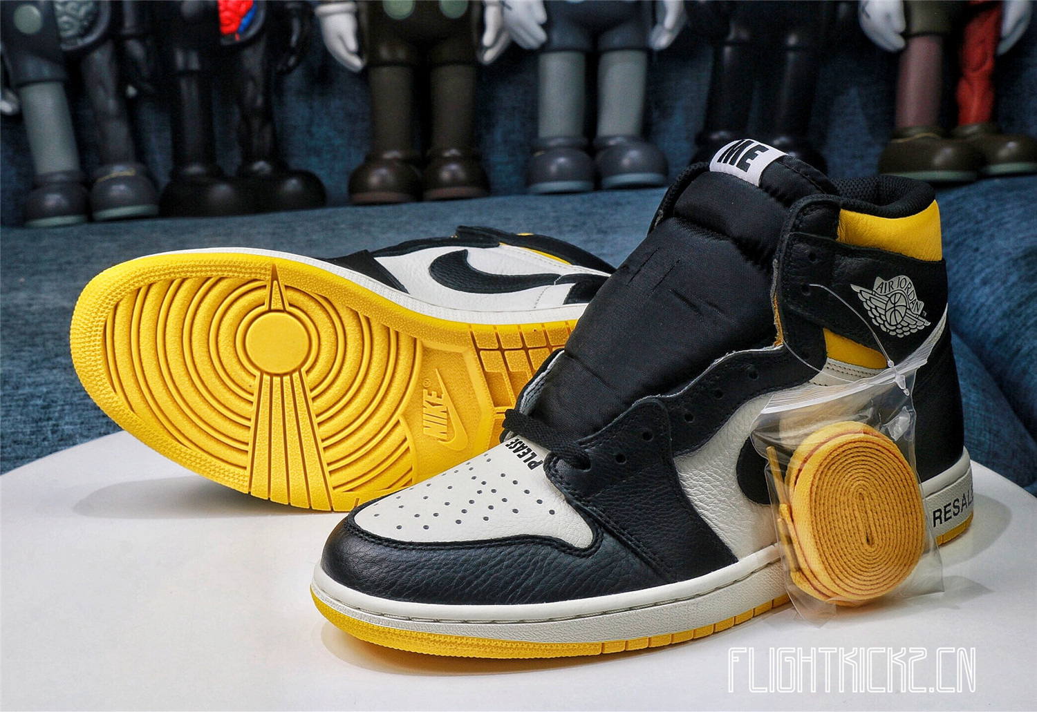 Air Jordan 1 Retro “Not For Resale Yellow 2018