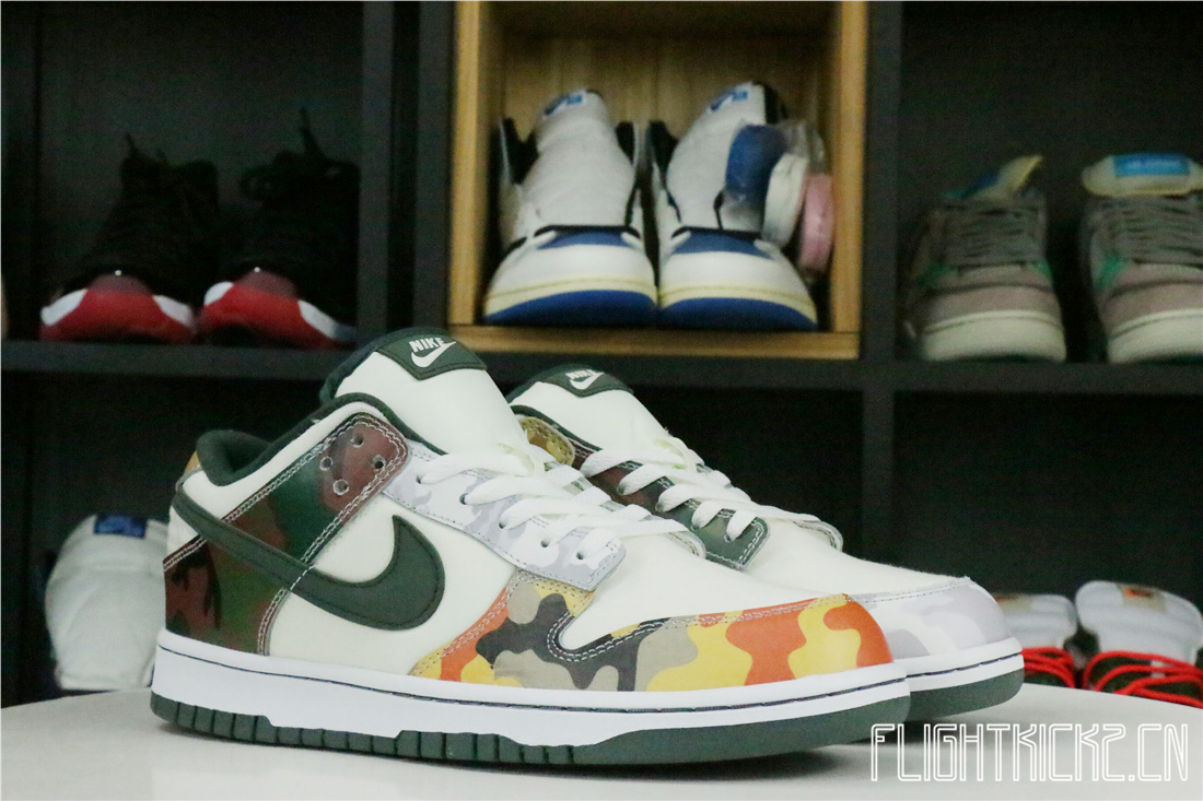 Nike Dunk Low SE Sail Multi-Camo