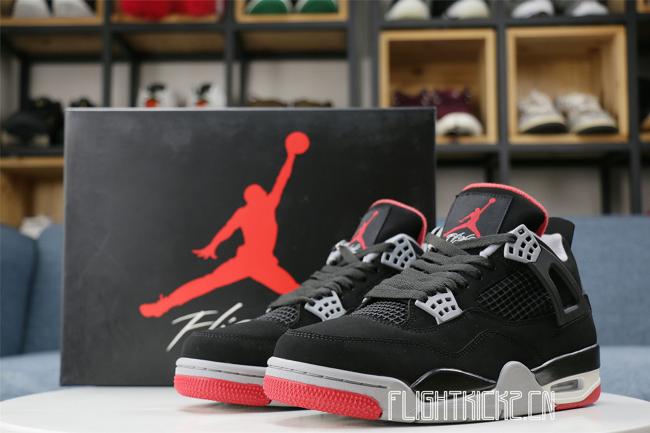 Air Jordan 4 OG Bred 2019 (LN5 A1 Batch)