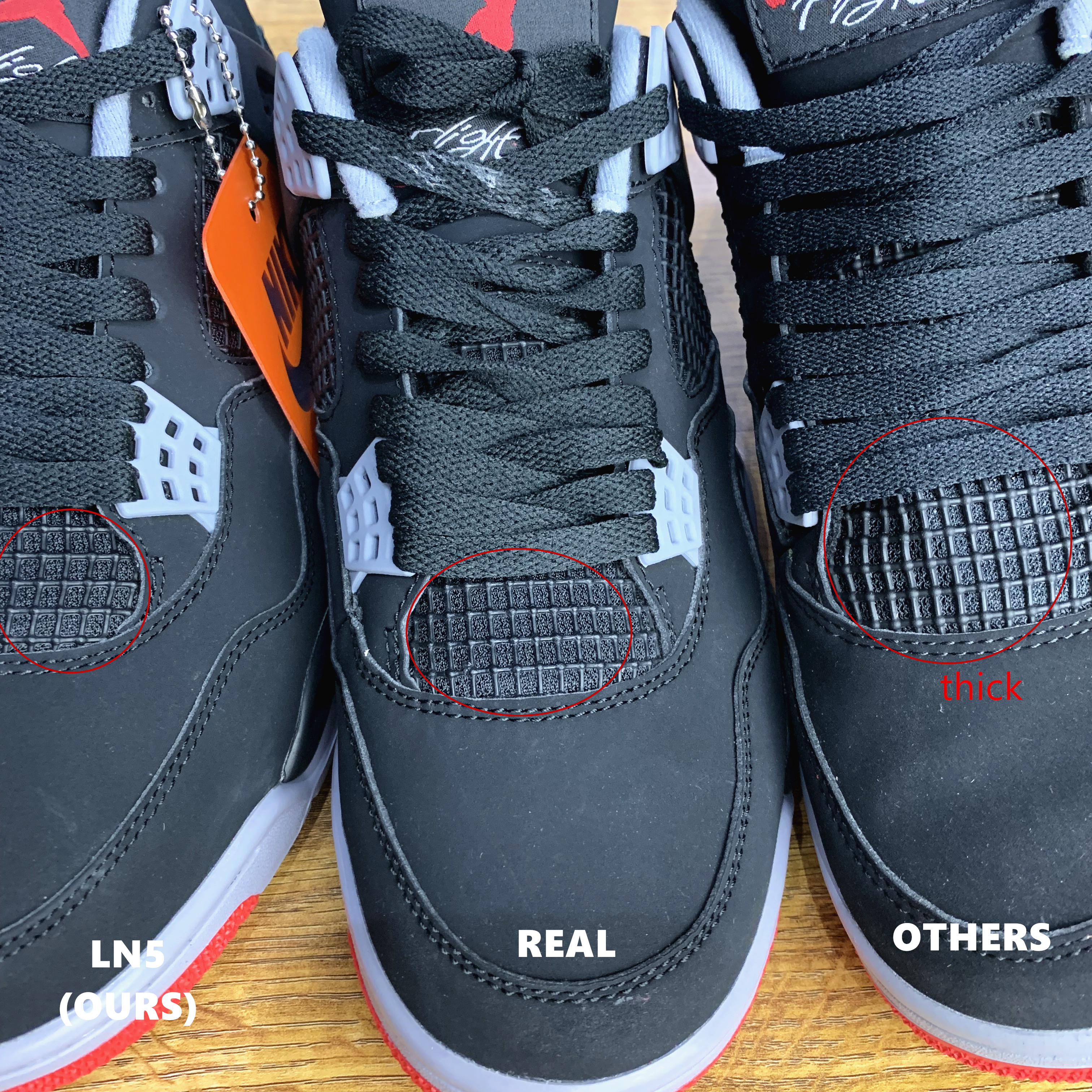 Air Jordan 4 OG Bred 2019 (LN5 A1 Batch)