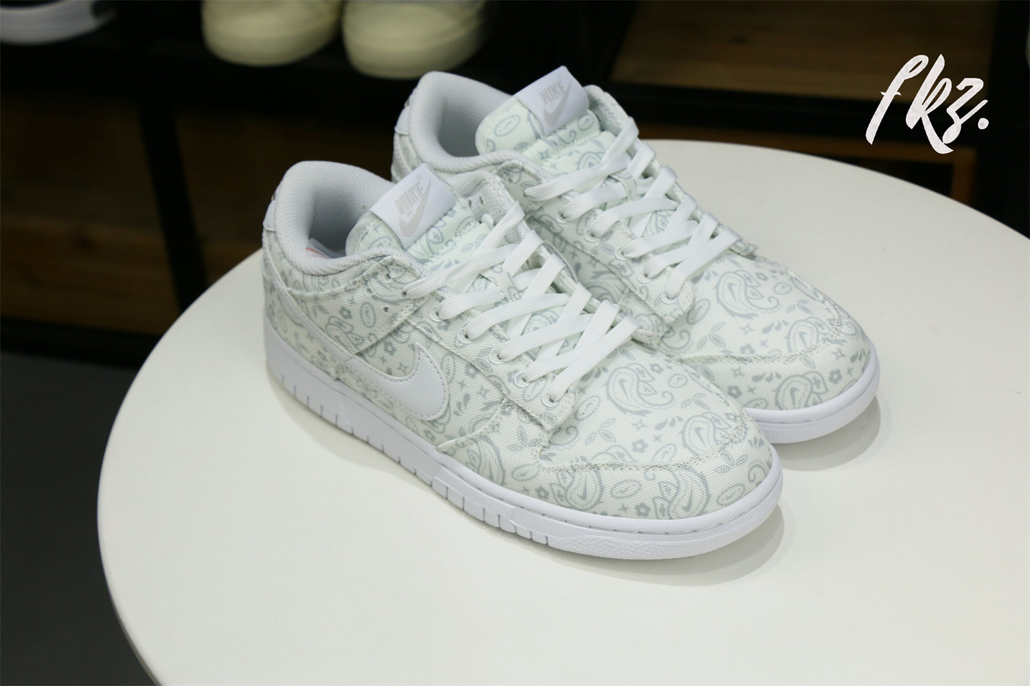 Nike Dunk Low White Paisley