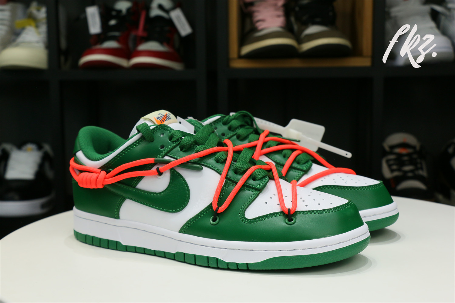 Off White X Nike SB Dunk Pine Green 2019(LN5 A1 Batch)