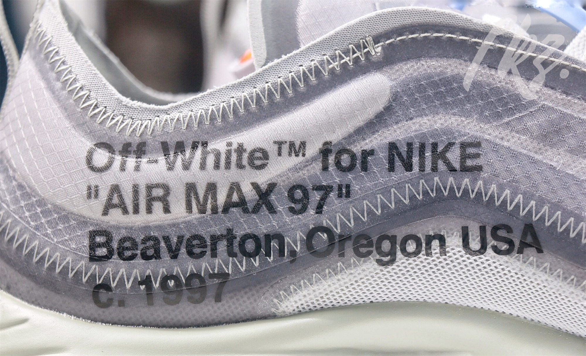 Off White X Air Max 97 Grey Menta