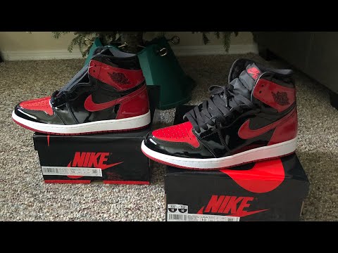 Air Jordan 1 Retro High OG Patent Bred 2021 (LN5 A1 Batch)