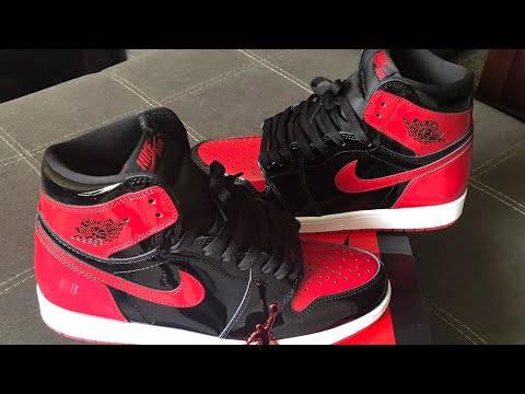 Air Jordan 1 Retro High OG Patent Bred 2021 (LN5 A1 Batch)