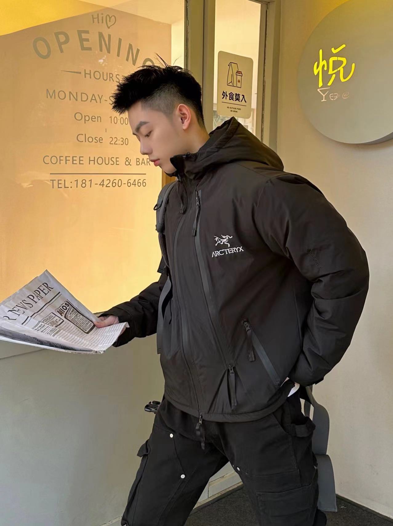 ARCTERYX MACAI LT 22fw hard shell hooded windproof waterproof down cotton jacke