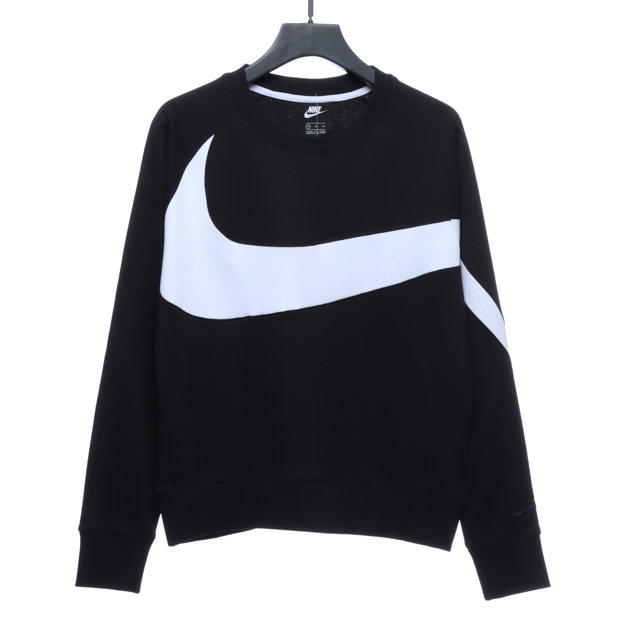 Nike big hook patchwork round neck sweatshirt Hoodie