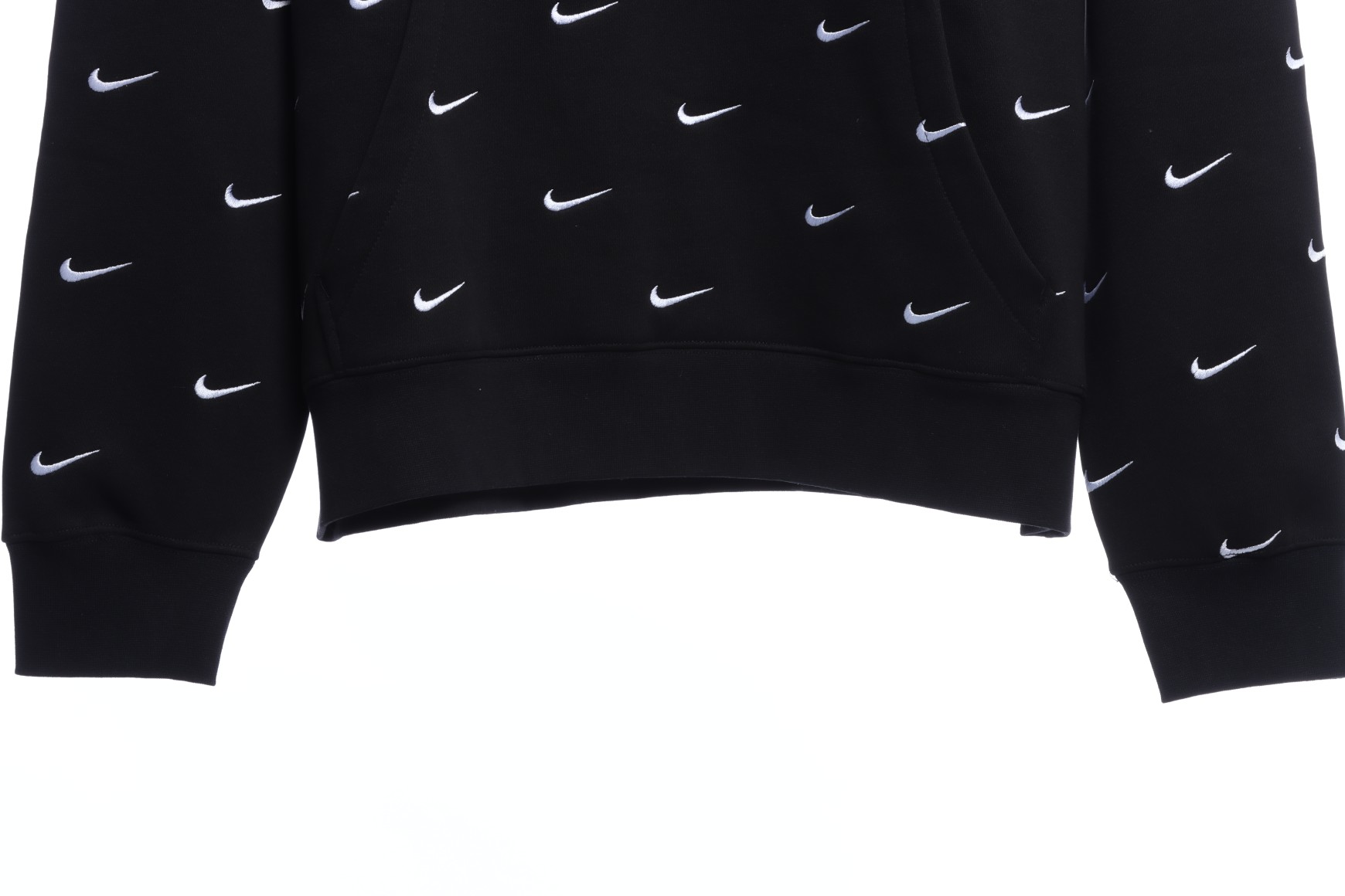 NK swoosh Nike full hook embroidery sports department hooded sweatshirt
