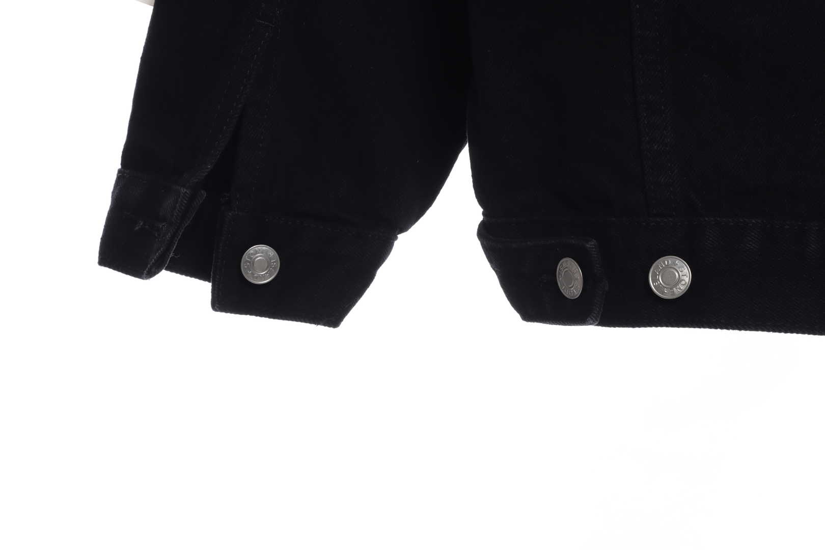 St0ne Island distressed armband denim jacket