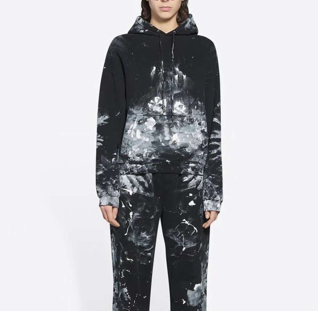 B-l3nc!aga Graffiti Splash Hoodie