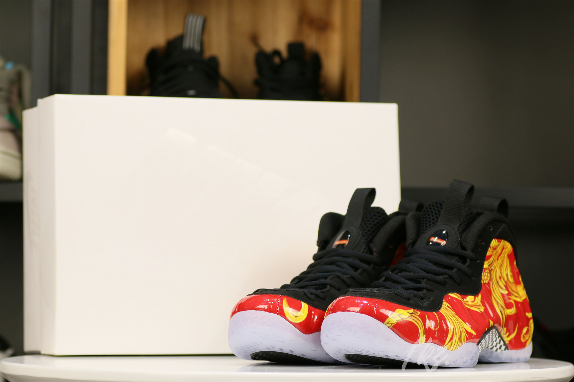 Supeme x Nike Air Foamposite One Red
