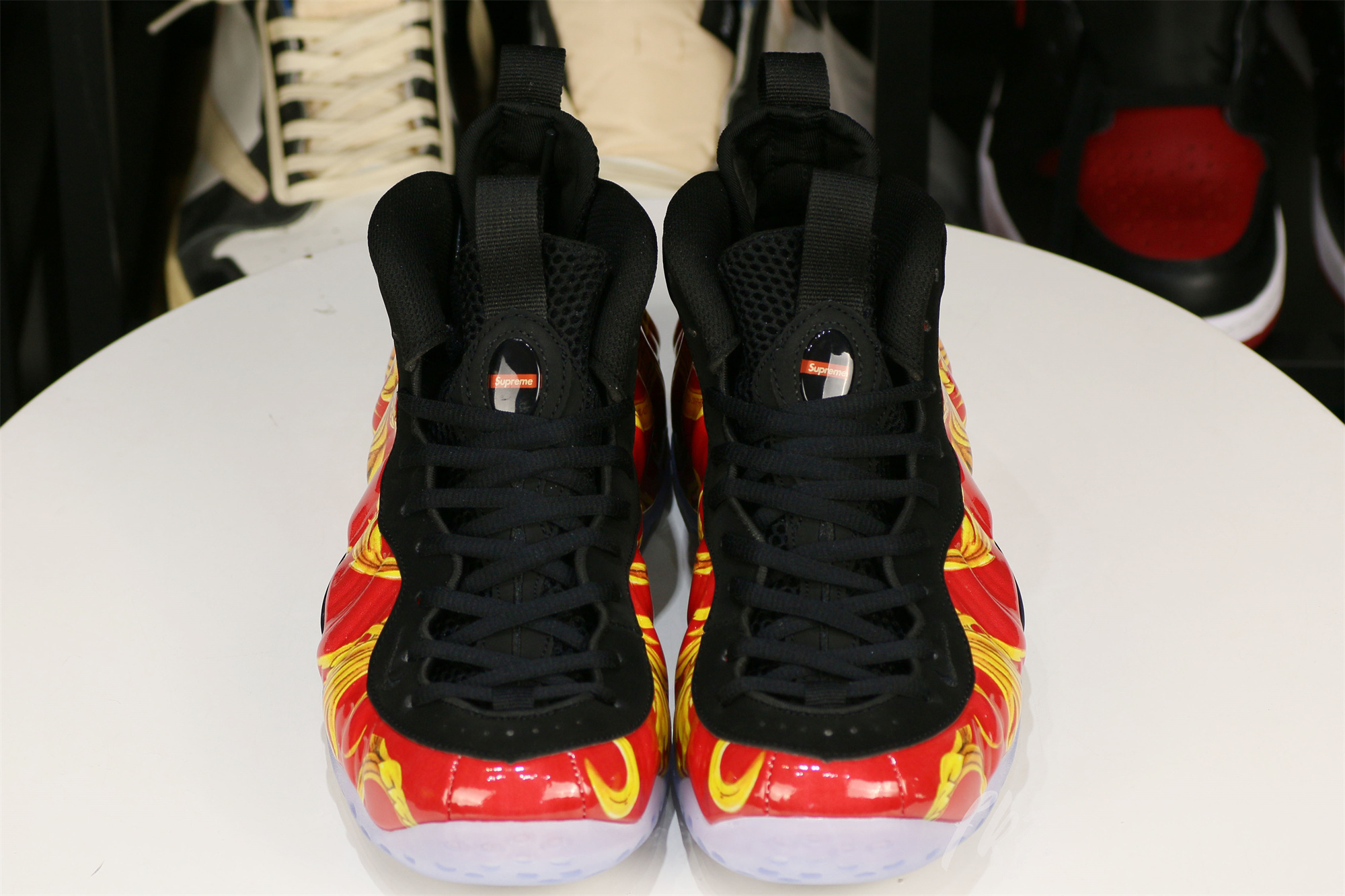 Supeme x Nike Air Foamposite One Red