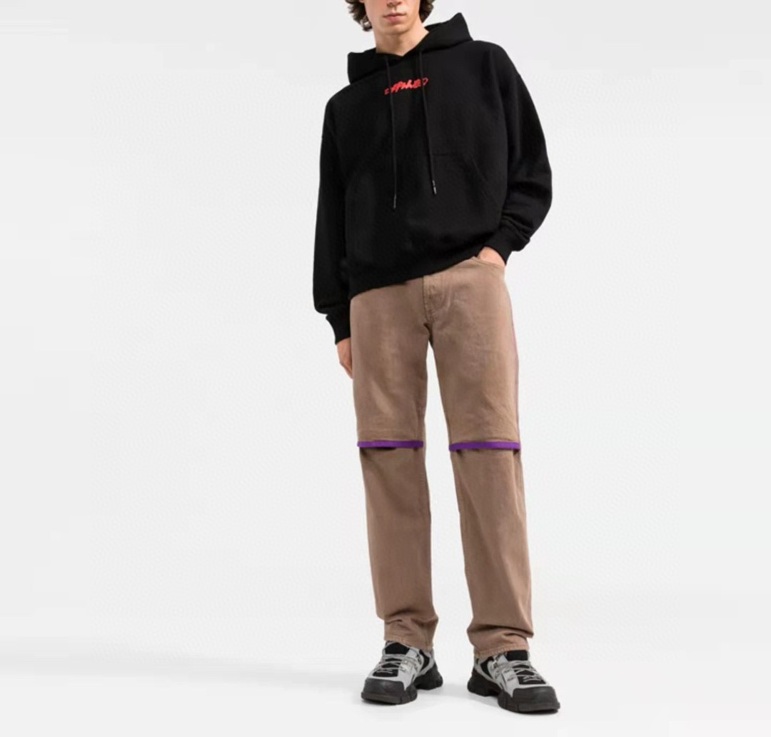 OFFWHITE (OW) environmental limited logo red arrow hoodie