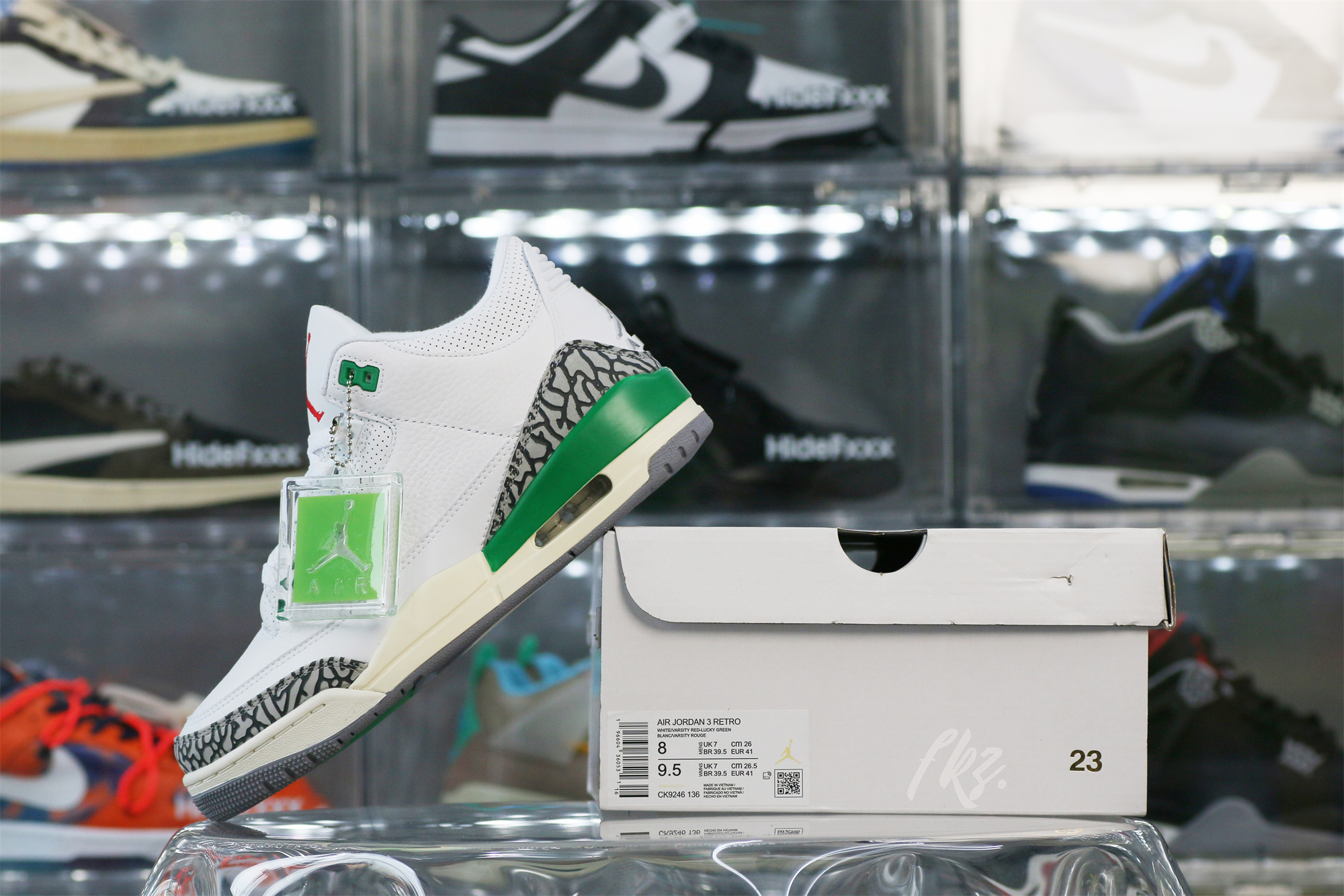 Air Jordan 3 Lucky Green 2023