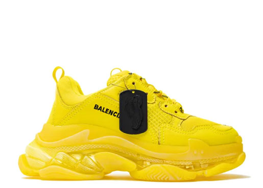 Balenciag* Triple S Trainer ‘Clear sole Yellow’