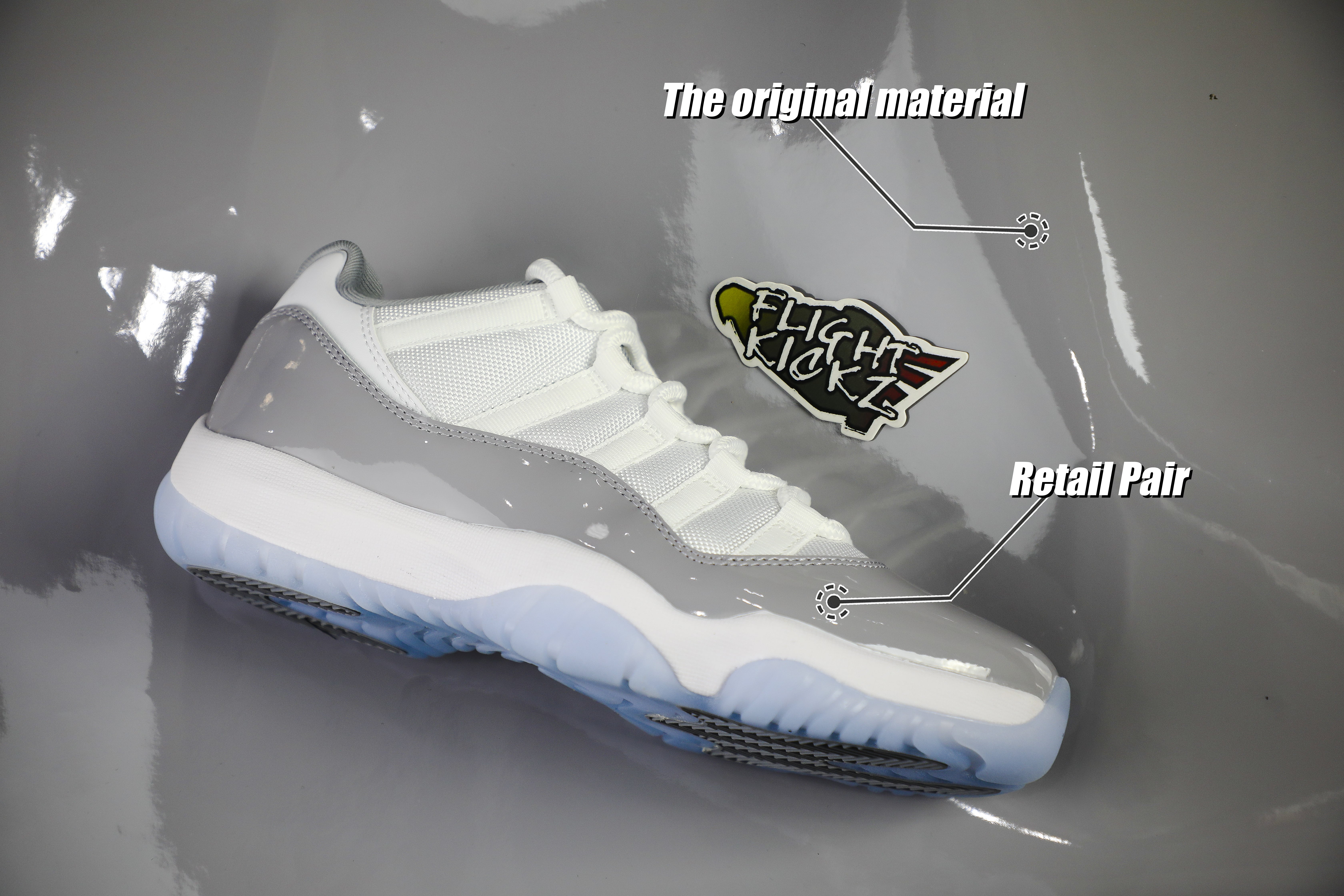 Air Jordan 11 Retro Low Cement Grey 2023 (LN5 A1 Batch)