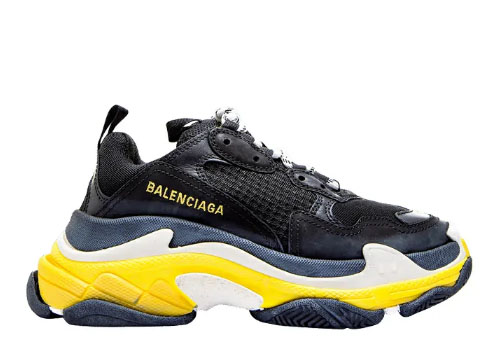 Balenciag* Wmns Triple S ‘Black Yellow