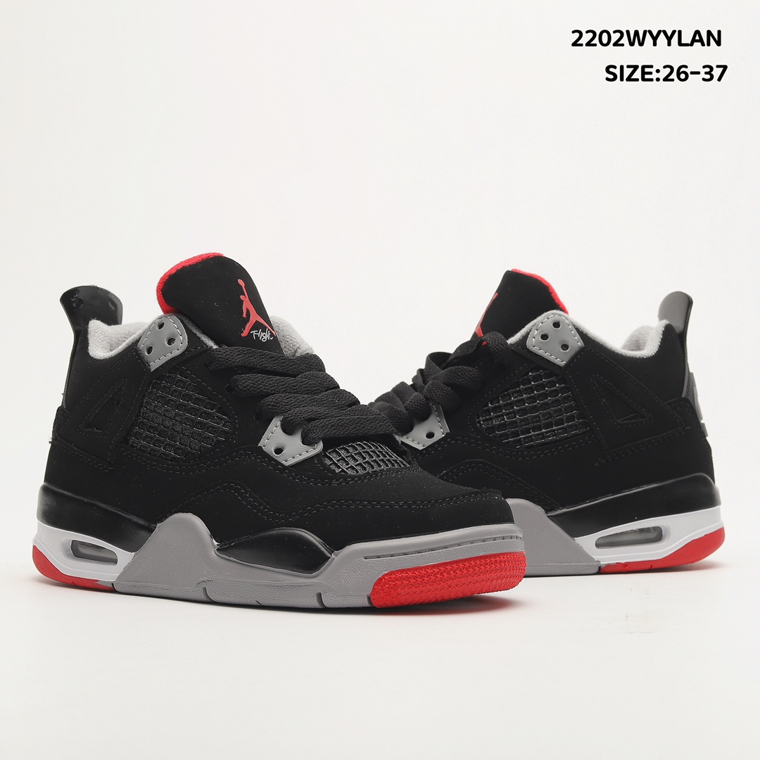 Air Jordan 4 Retro Bred 2019 Toddler