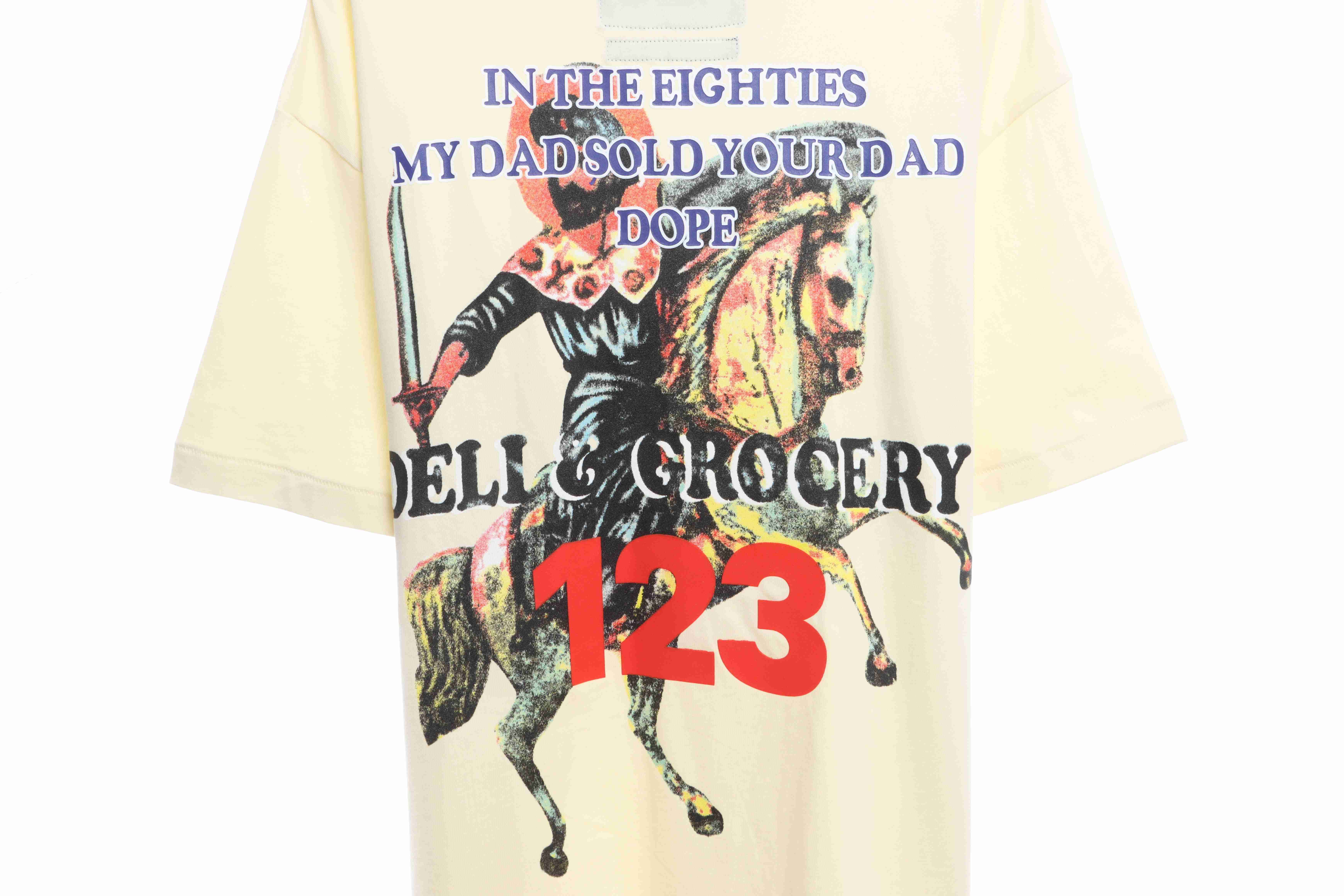 RRR123 Knight print short-sleeved T-shirt