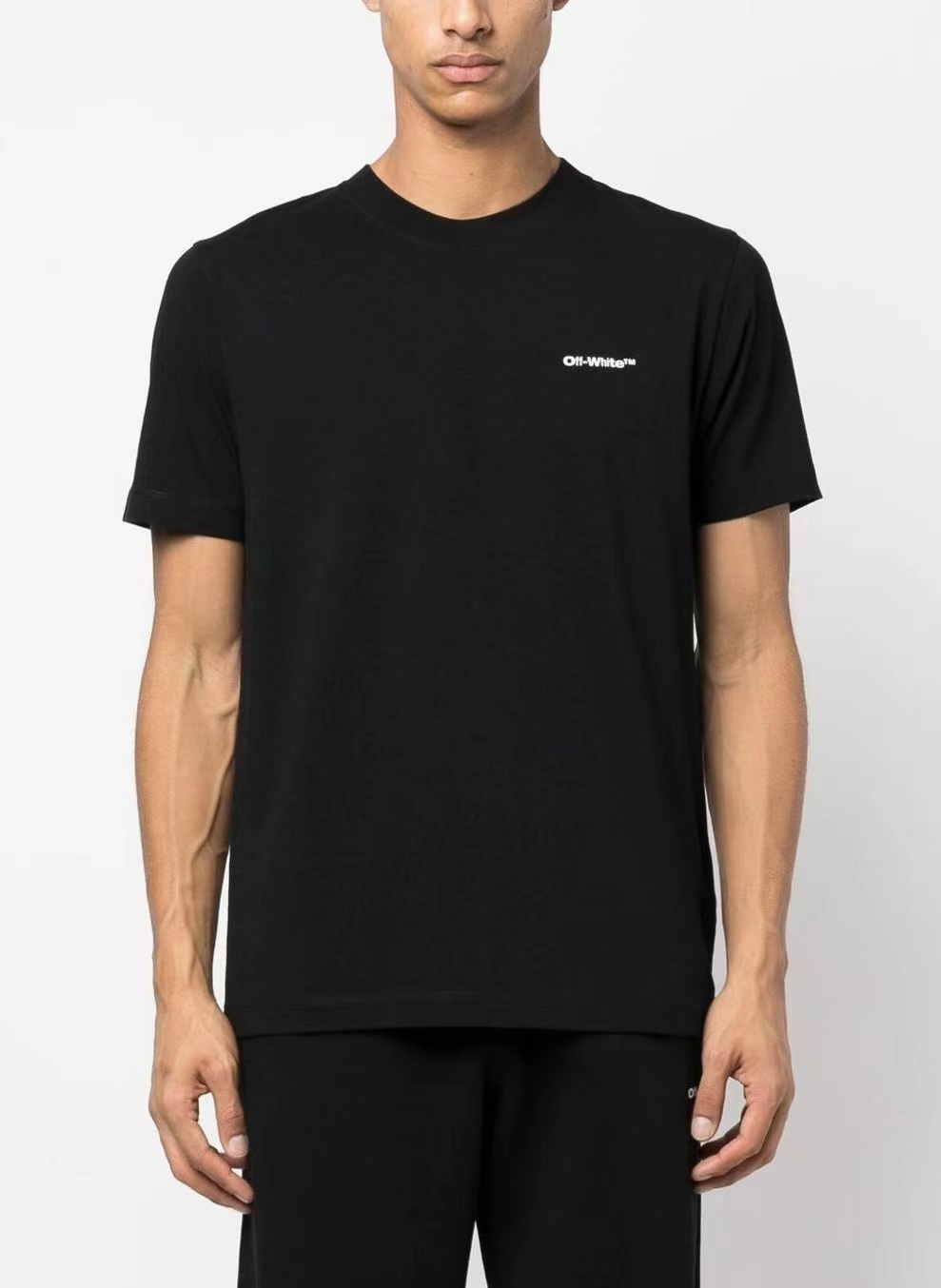 OW graffiti brush zebra crossing short sleeve