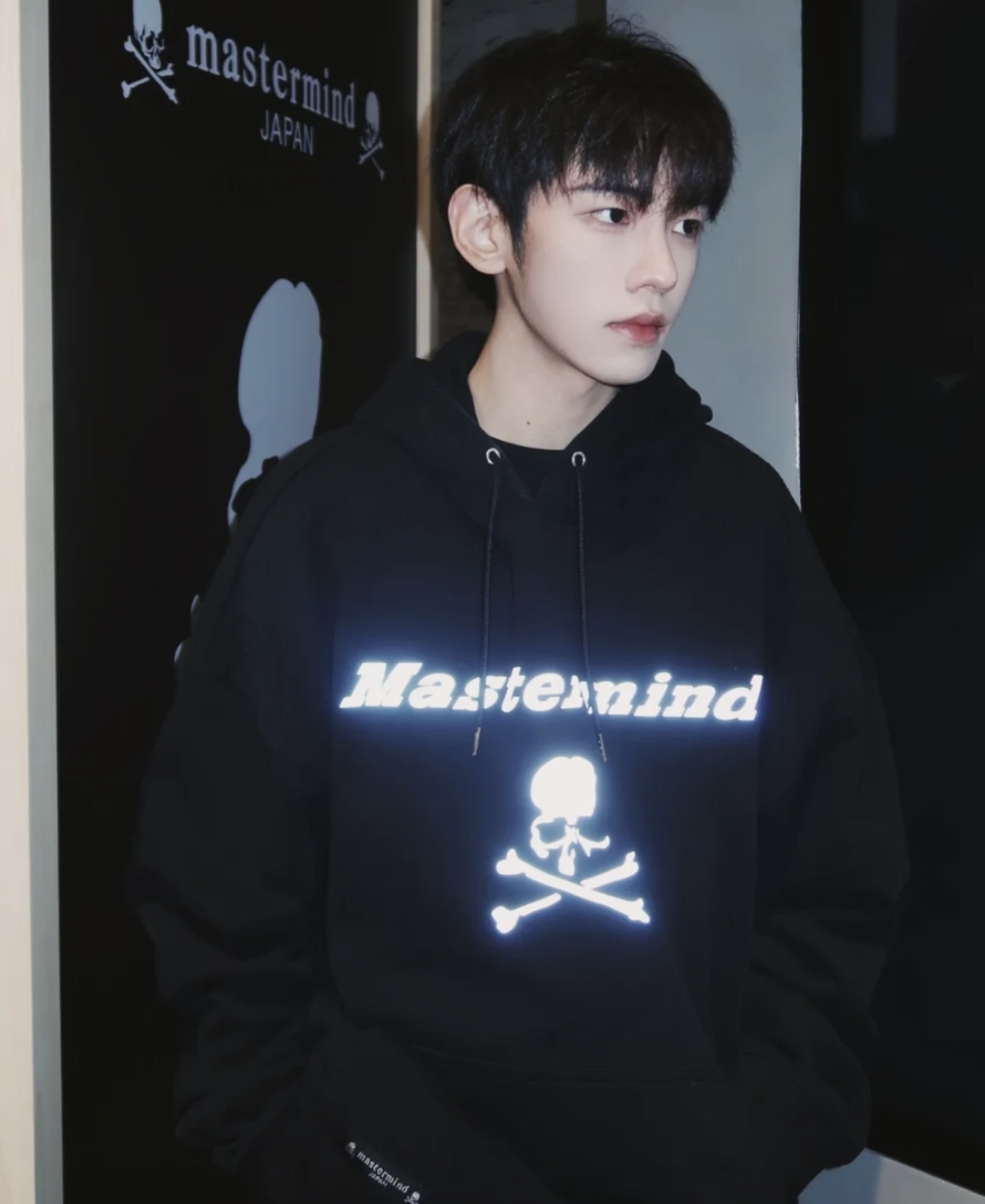 MMJ joint Dickies reflective print logo hoodie