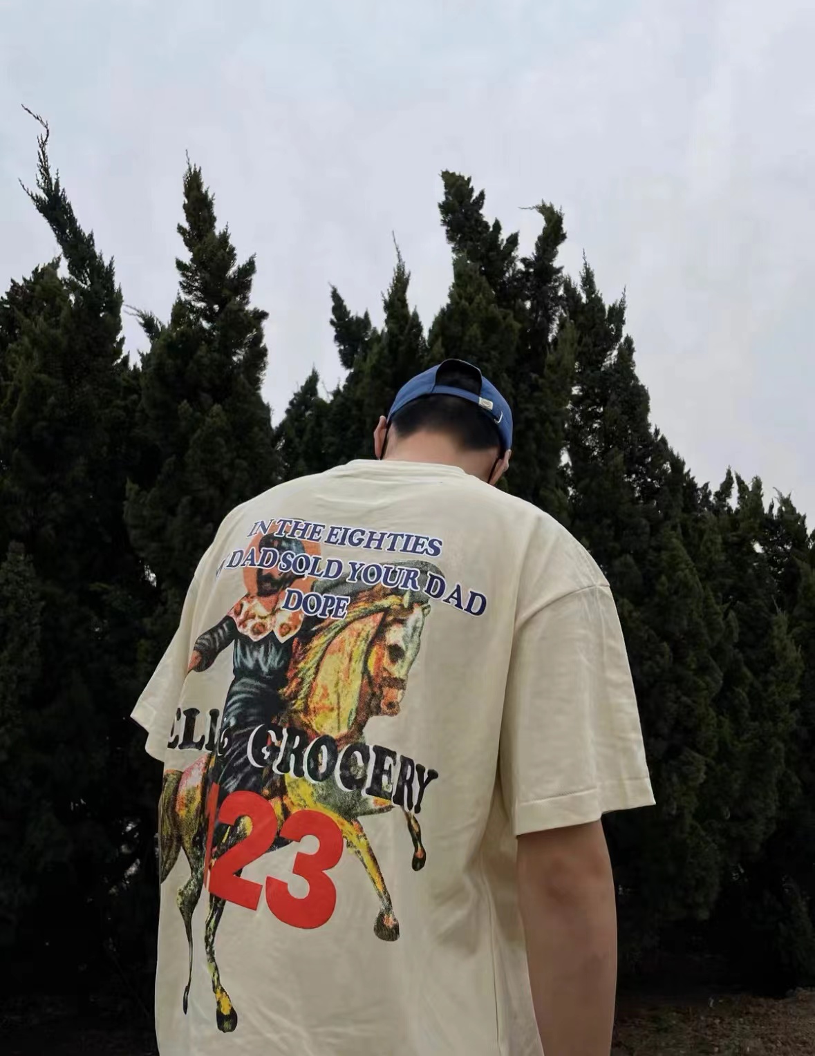 RRR123 Knight print short-sleeved T-shirt