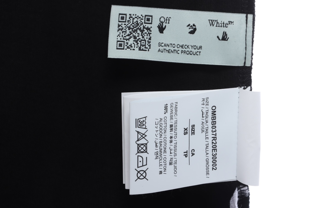 OW graffiti brush zebra crossing short sleeve