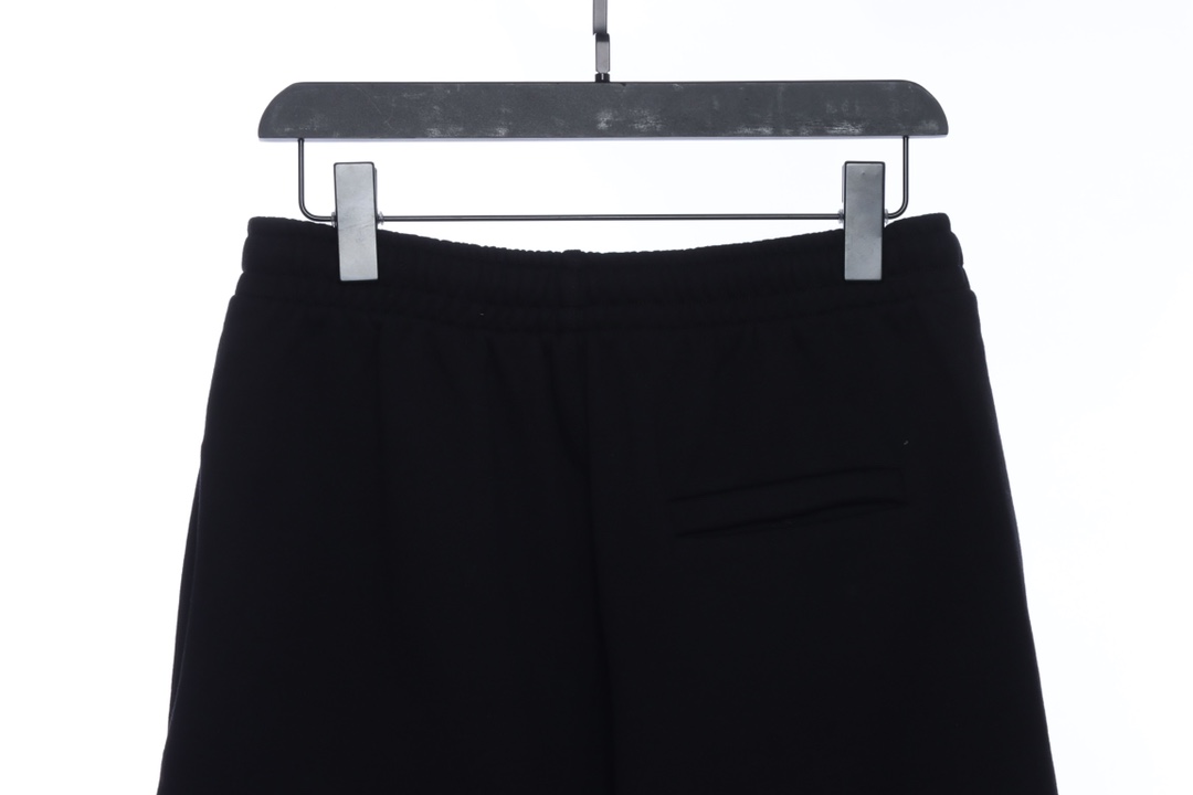 OW purplish red twill shorts