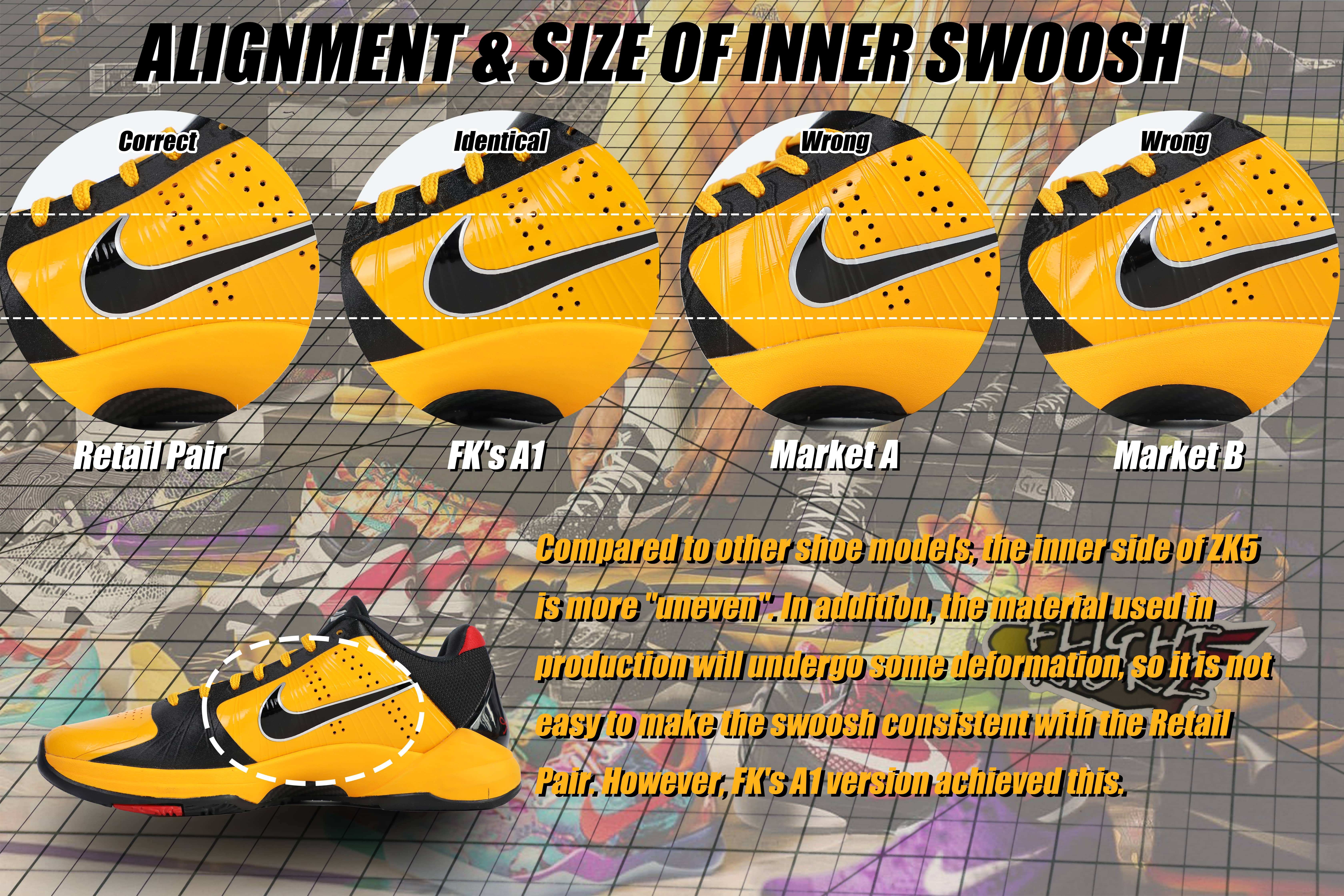 Nike Kobe 5 Protro Bruce Lee (Up to Size 14）(A1 Batch)