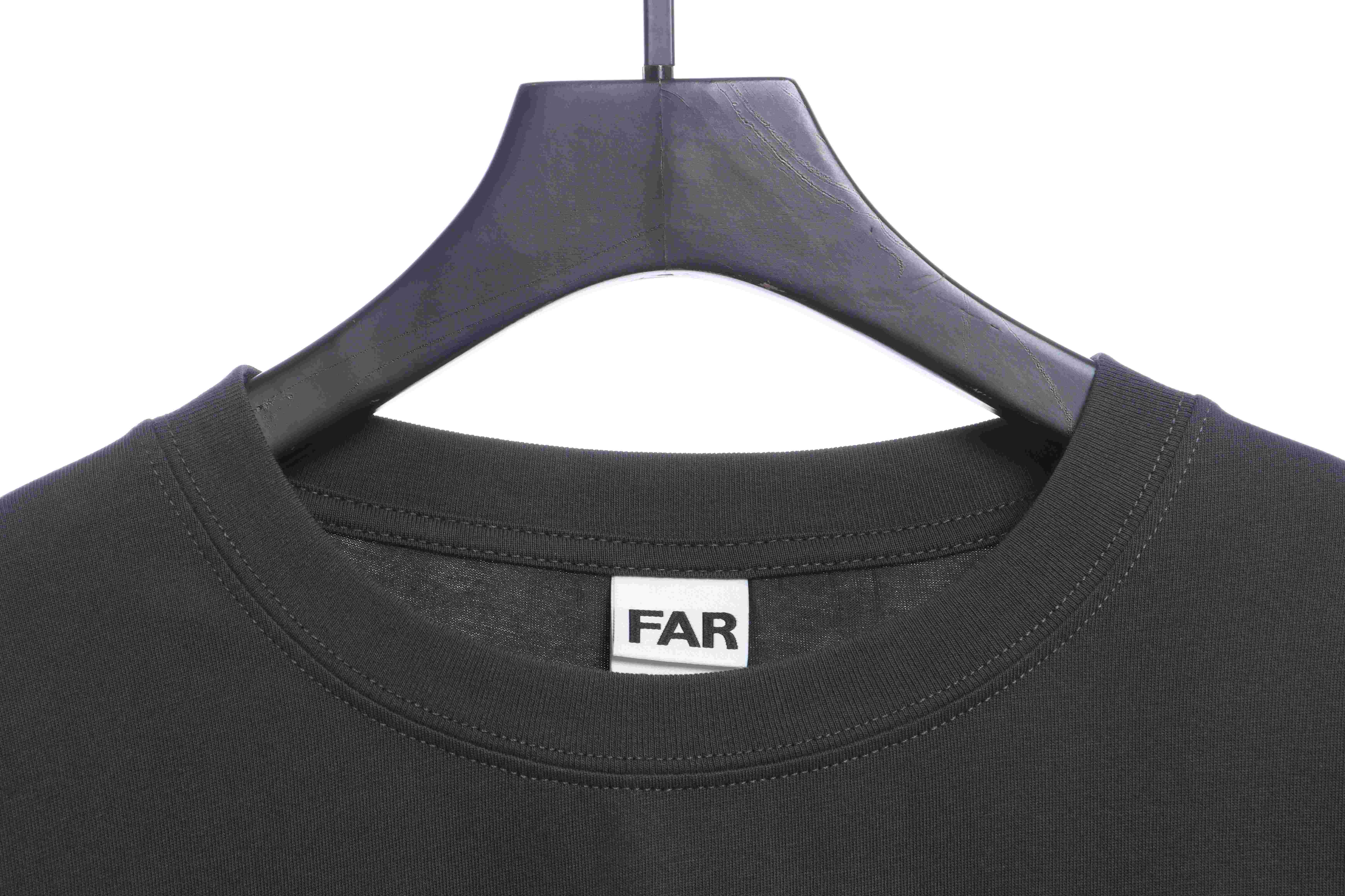 FAR.ARCHIVE Green Letter Print Short Sleeve T-Shirt