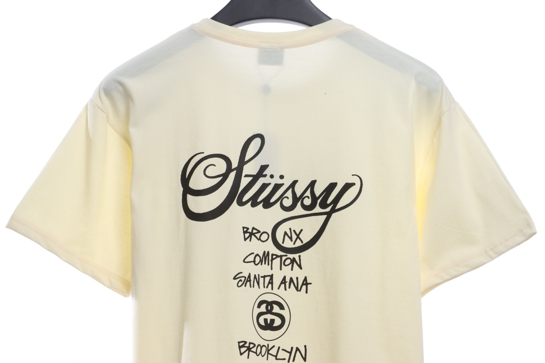 Stussy Classic World Tour Printing short sleeves
