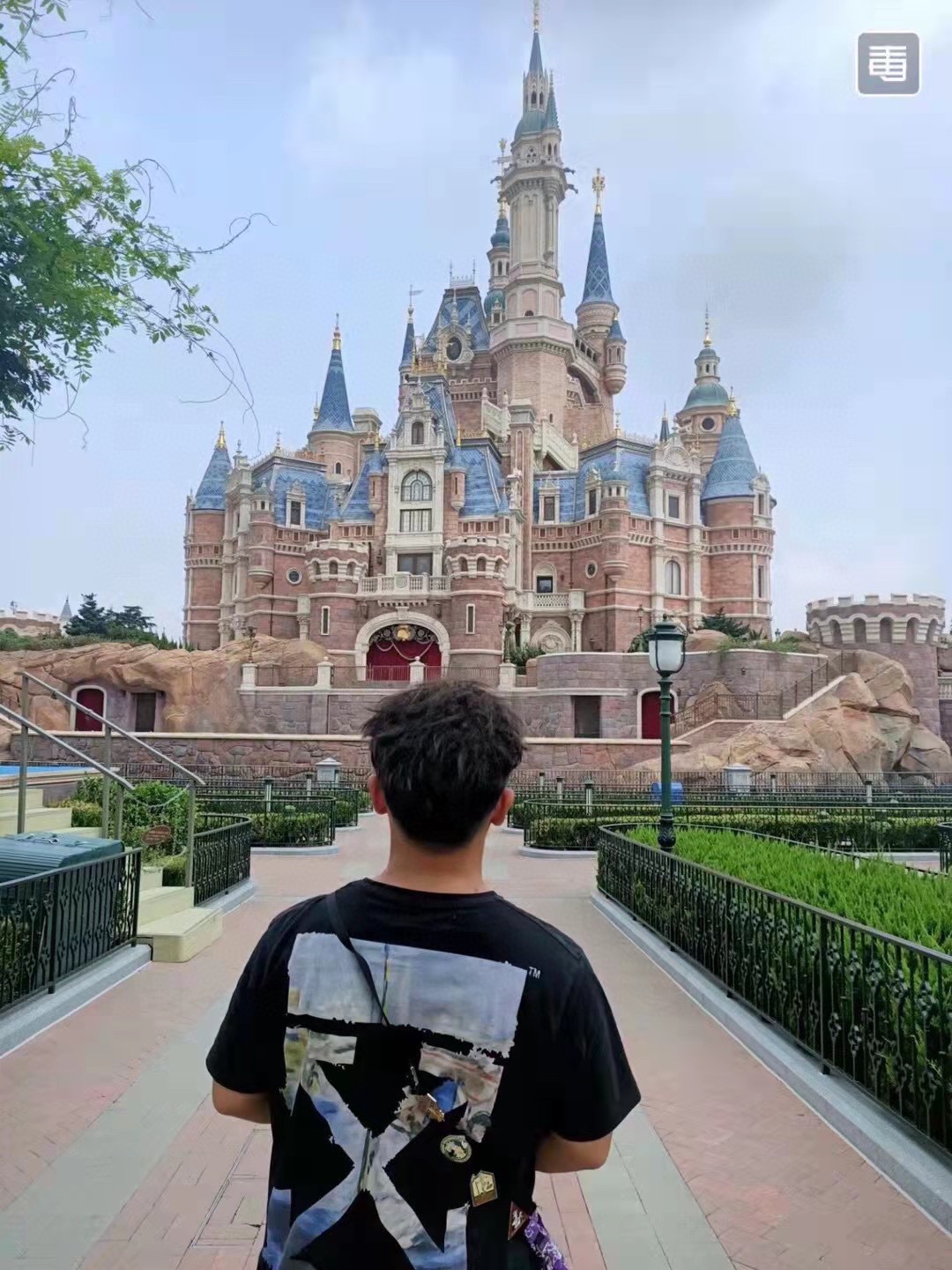 OW oil painting printing short sleeves