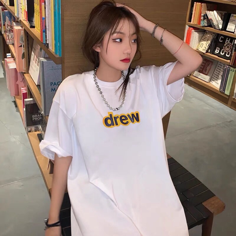 DREW logo letter printing short sleeves