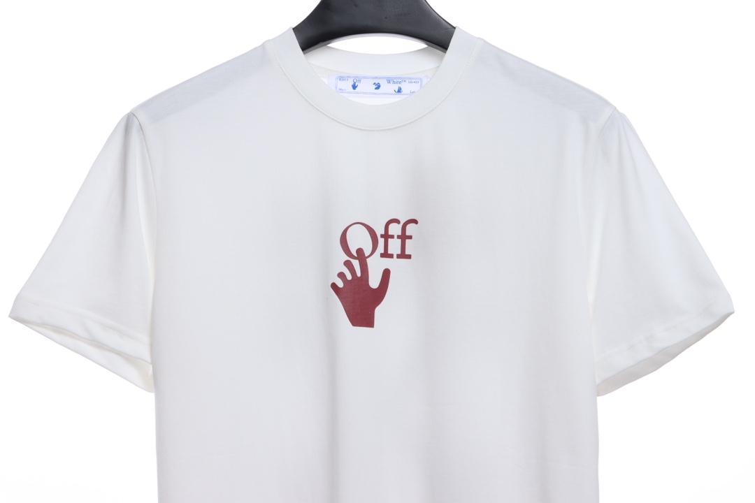 OW logo red graffiti arrow skull short sleeves