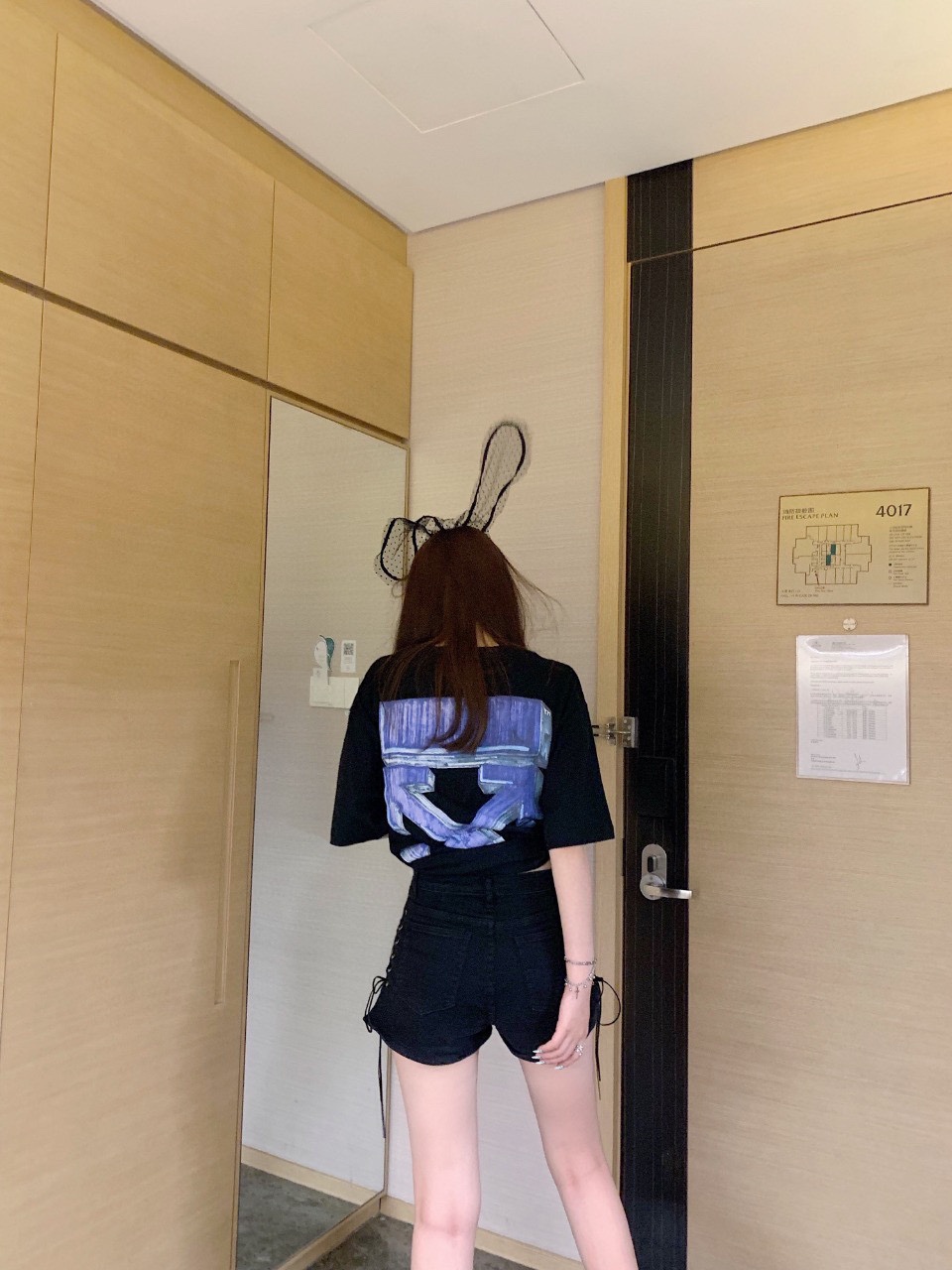 OW crayons stereo arrow short sleeves