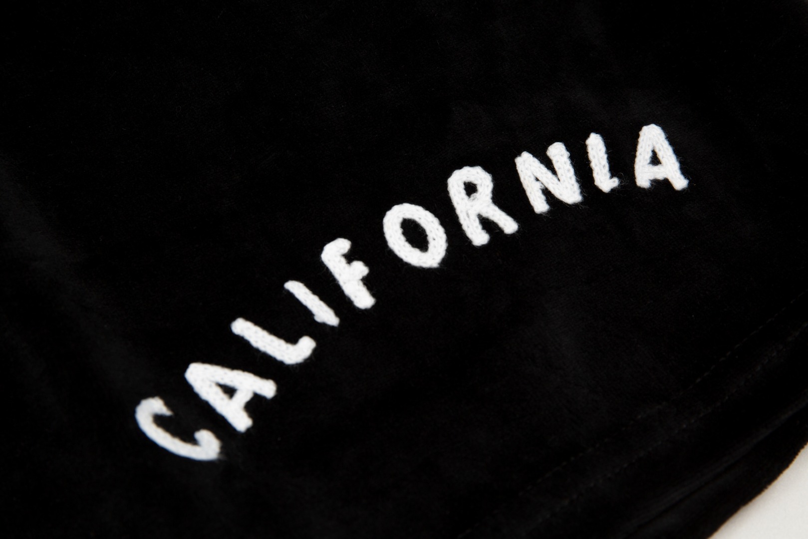 Letter high street flocking shorts