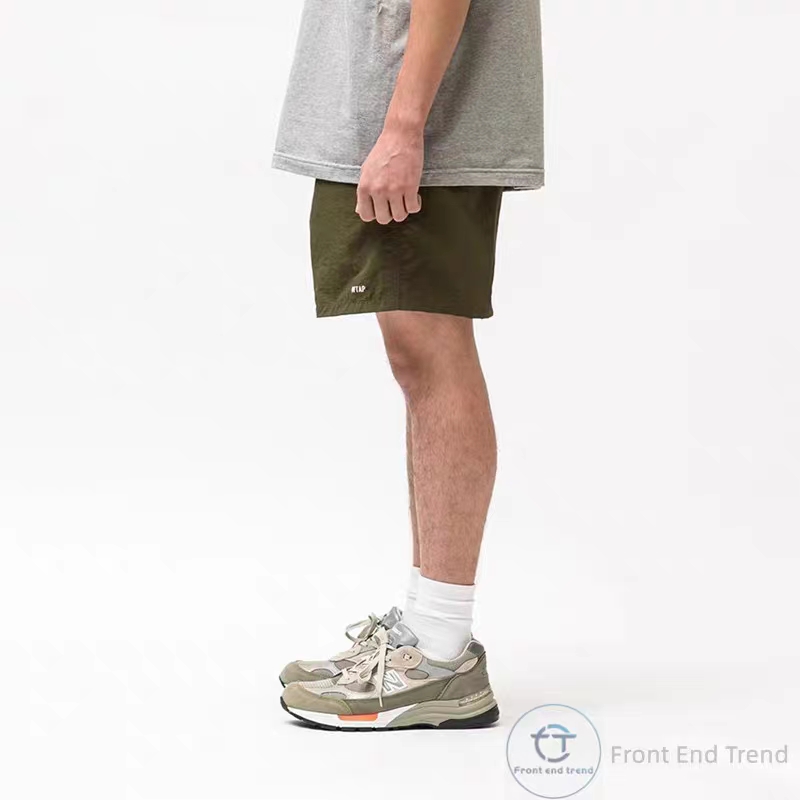WT@PS Japanese nylon quick-drying rope casual loose beach shorts
