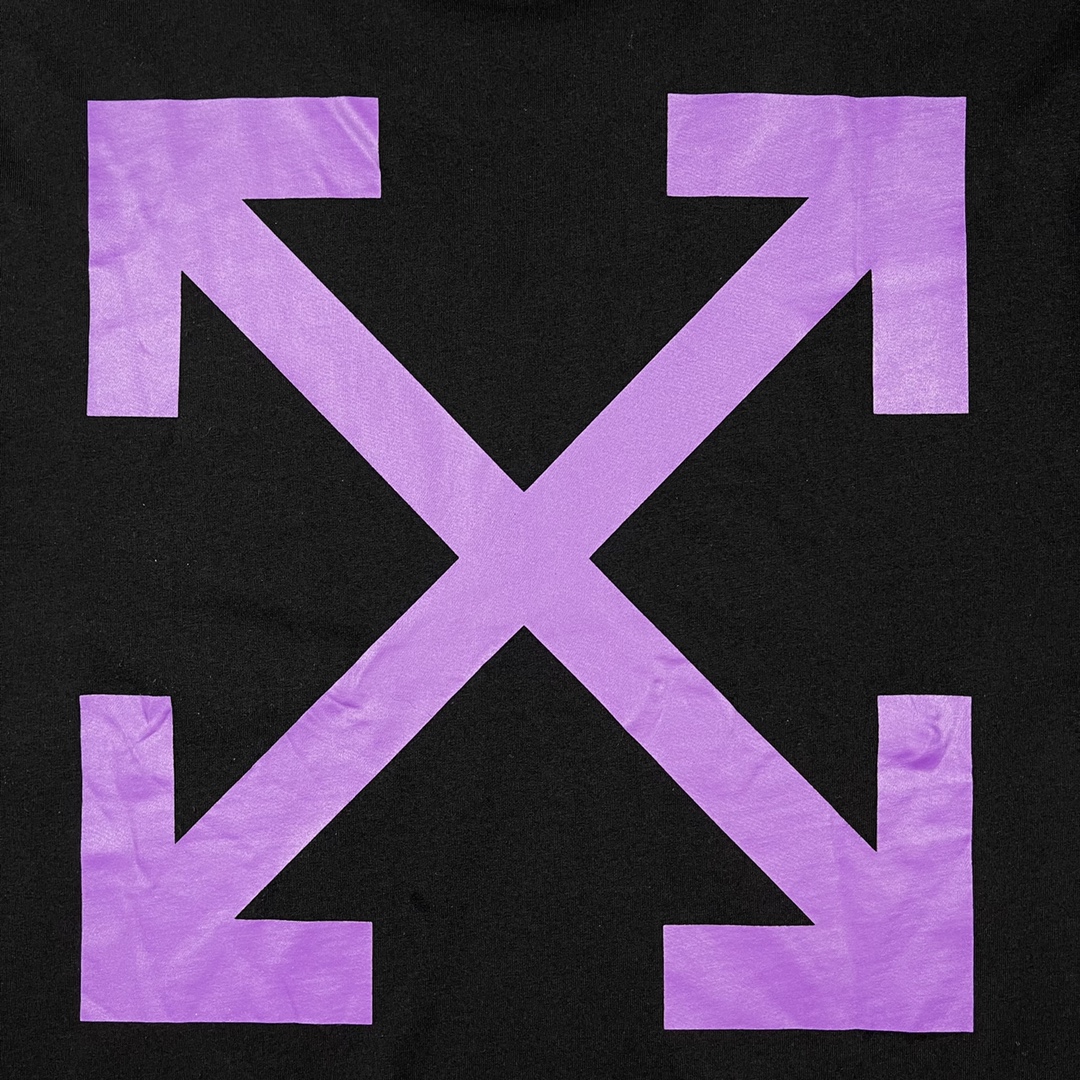 Ow Purple Arrow religious short sleeves