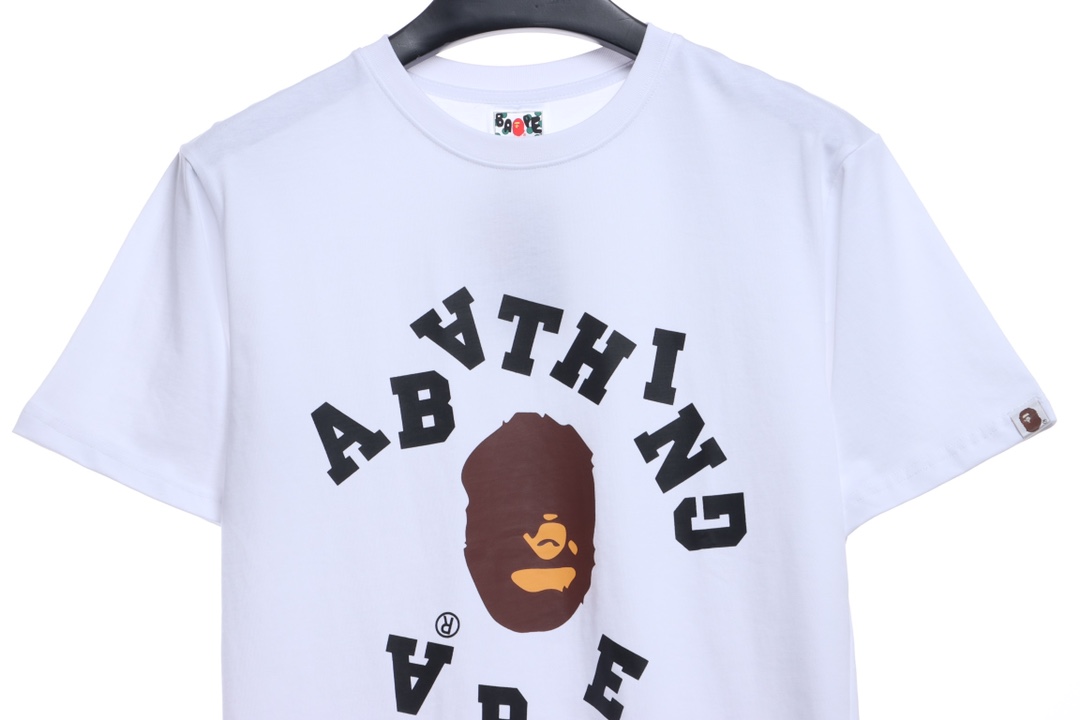 BAPE reverse ape initials printing short sleeves