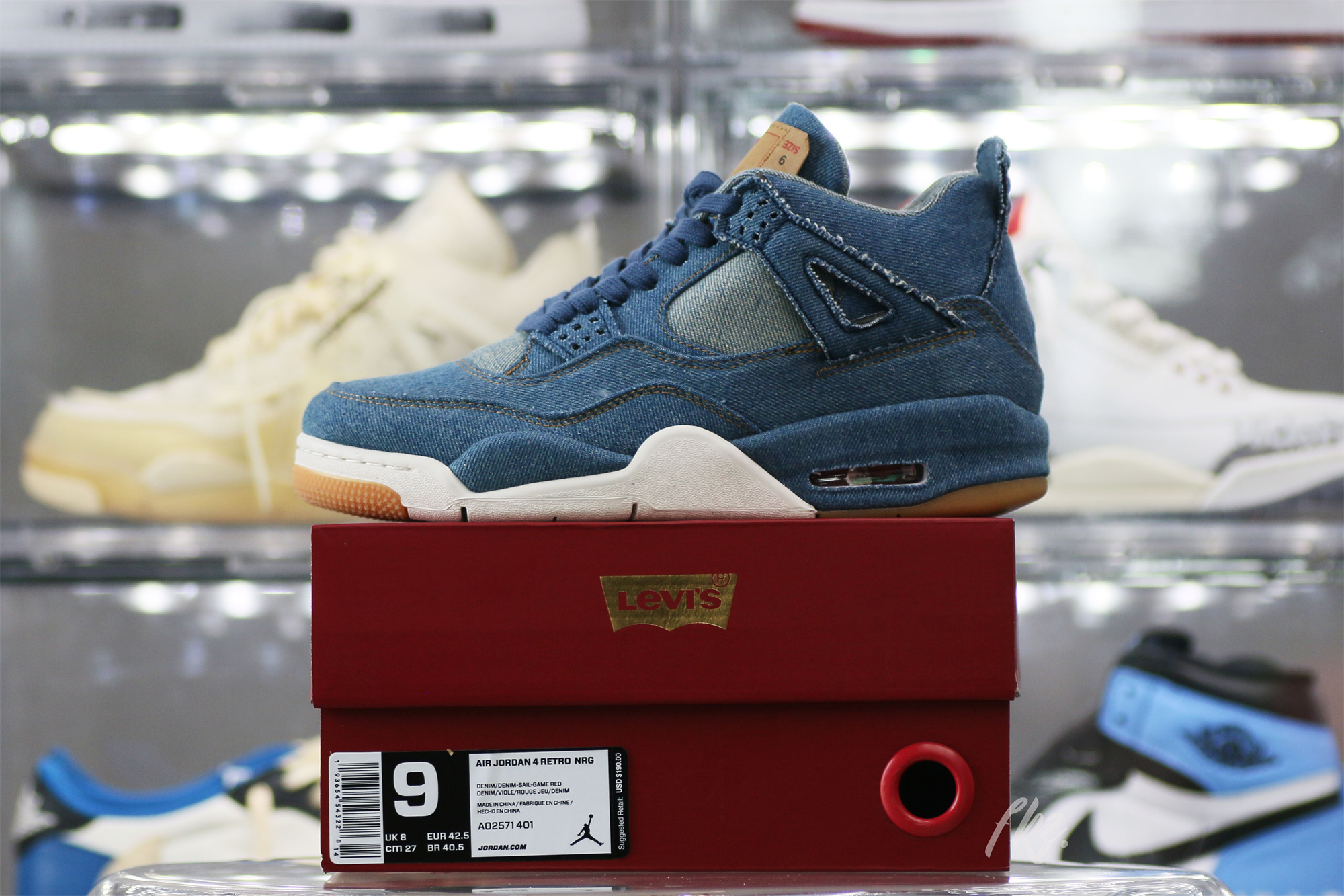 Air Jordan 4 Retro Levi’s Denim (Levi’s Tag)
