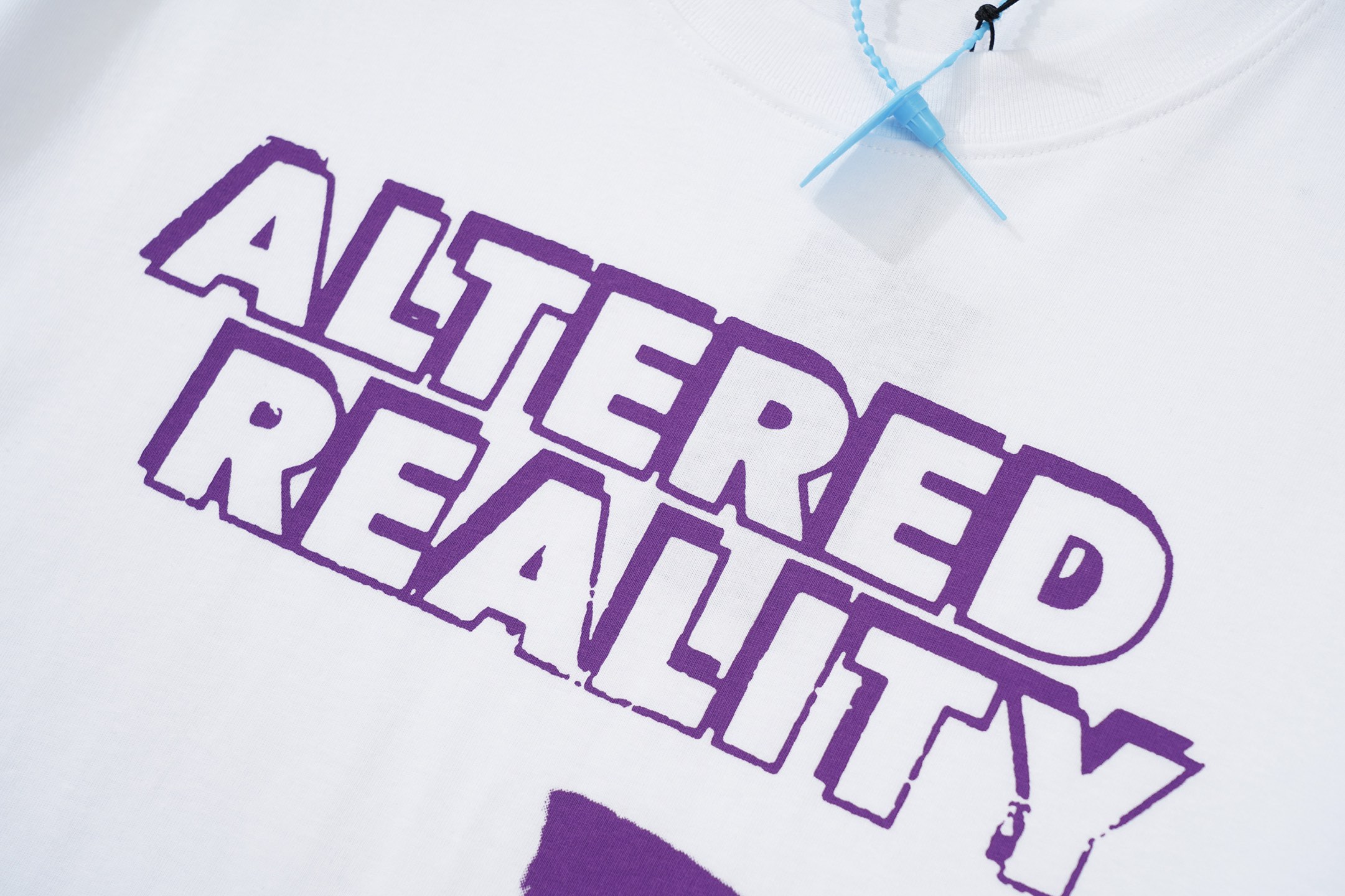 RAF SIMONS Phantom Portrait Slogan Short Sleeve T-Shirt White