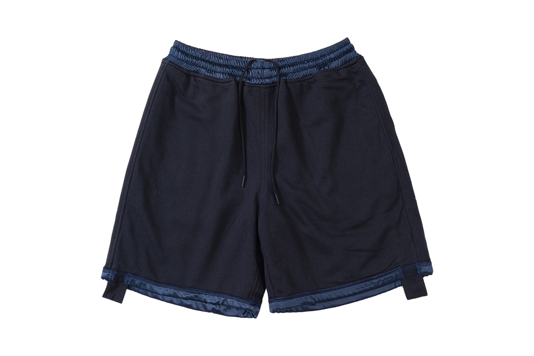 RRR-123 LOGO PRINT DRAWSTRING SHORTS