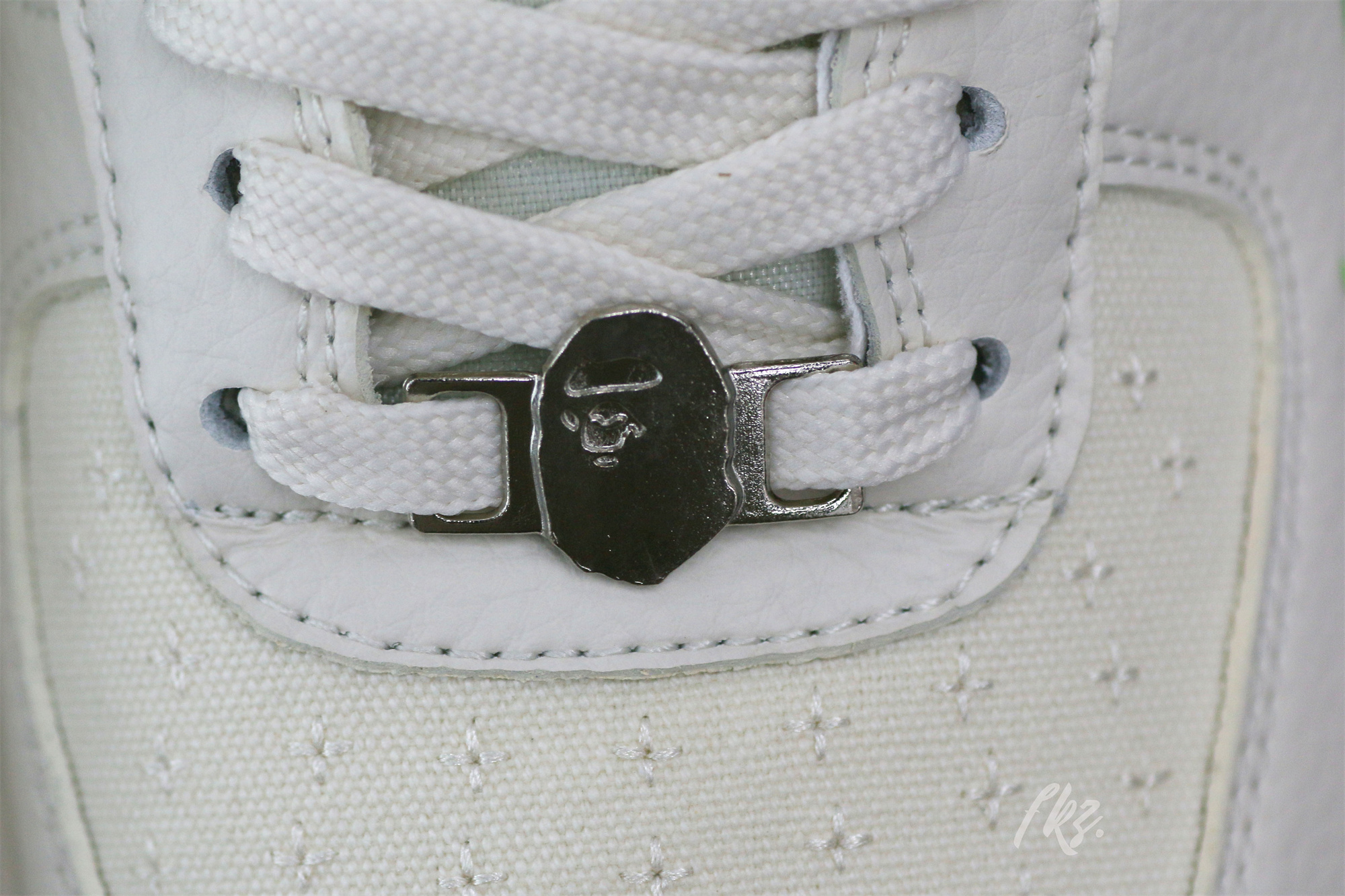 Bape X Nike Air Force 1 White Green Custom shoes