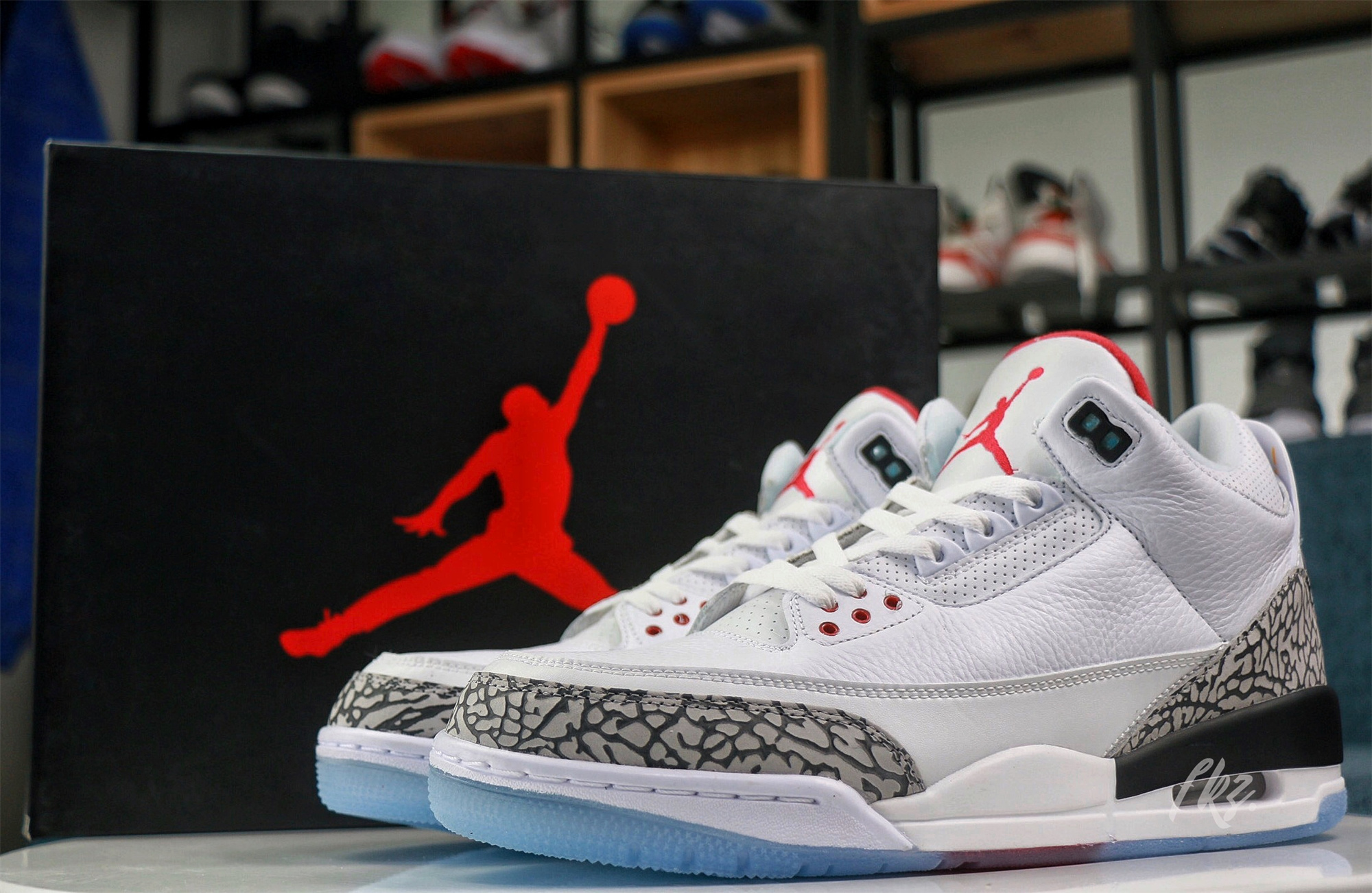 Air Jordan 3 Retro Free Throw Line White Cement 2018